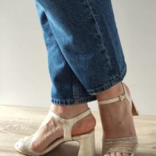 Sandale Elegante Dama  28383-42 Dune Metalic - Bej -