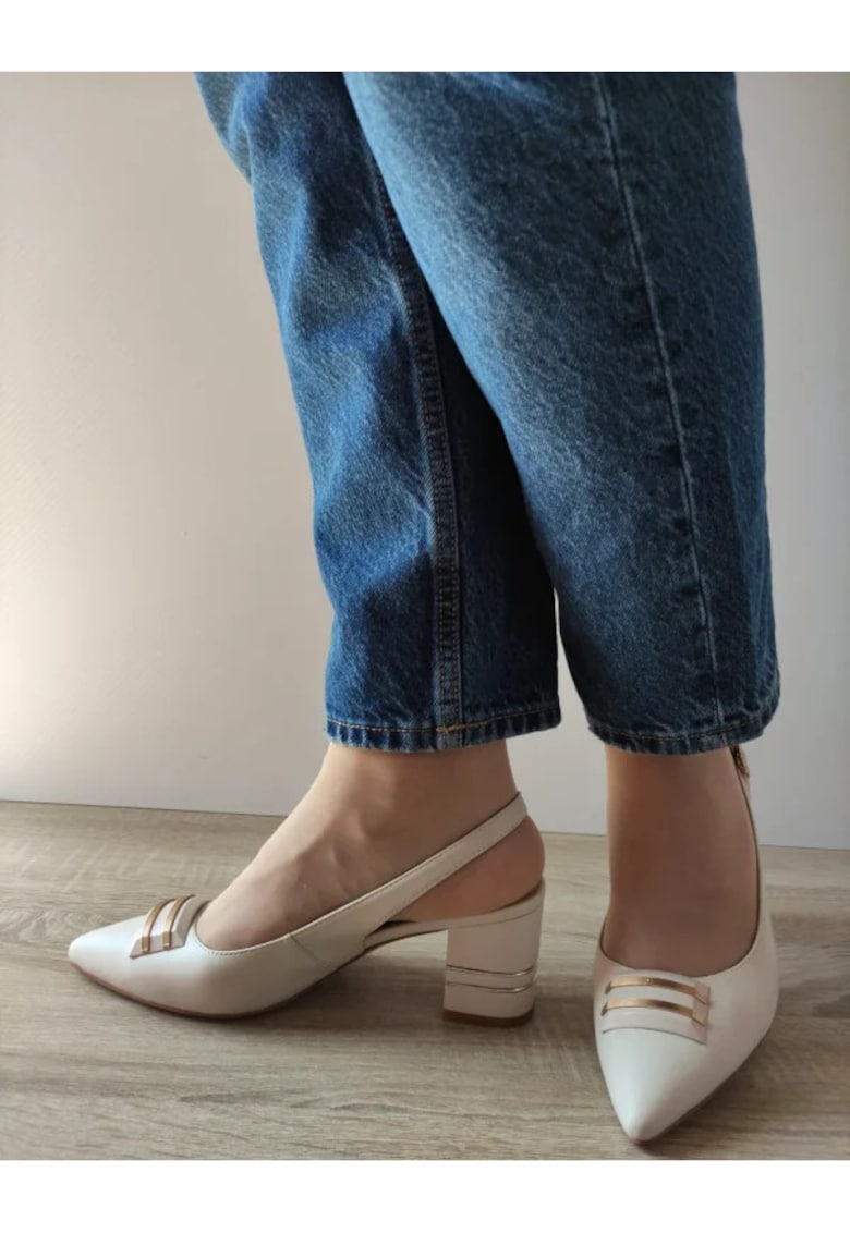 Sandale Elegante Dama 360046A 52-N Bej - Bej - 1 Sandale Elegante Dama  360046A 52-N Bej - Bej -