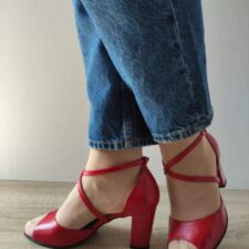 Sandale Elegante Dama  38336 Rosii Inchis - Rosu -