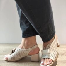 Sandale Elegante Dama  60003A 03-N Bej - Bej