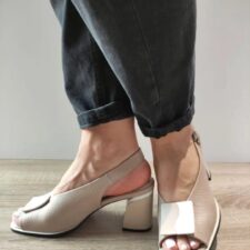 Sandale Elegante Dama  60020A 03-N Bej - Bej -