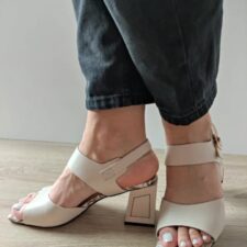 Sandale Elegante Dama  60035D 52-N Bej - Bej -