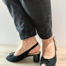 Sandale Elegante Dama  60056C 01-I Negre - Negru -