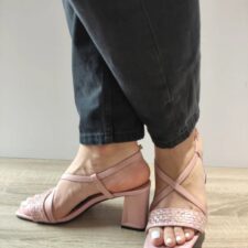 Sandale Elegante Dama  Hp13Th C5-N Nude Metalic - Nude -