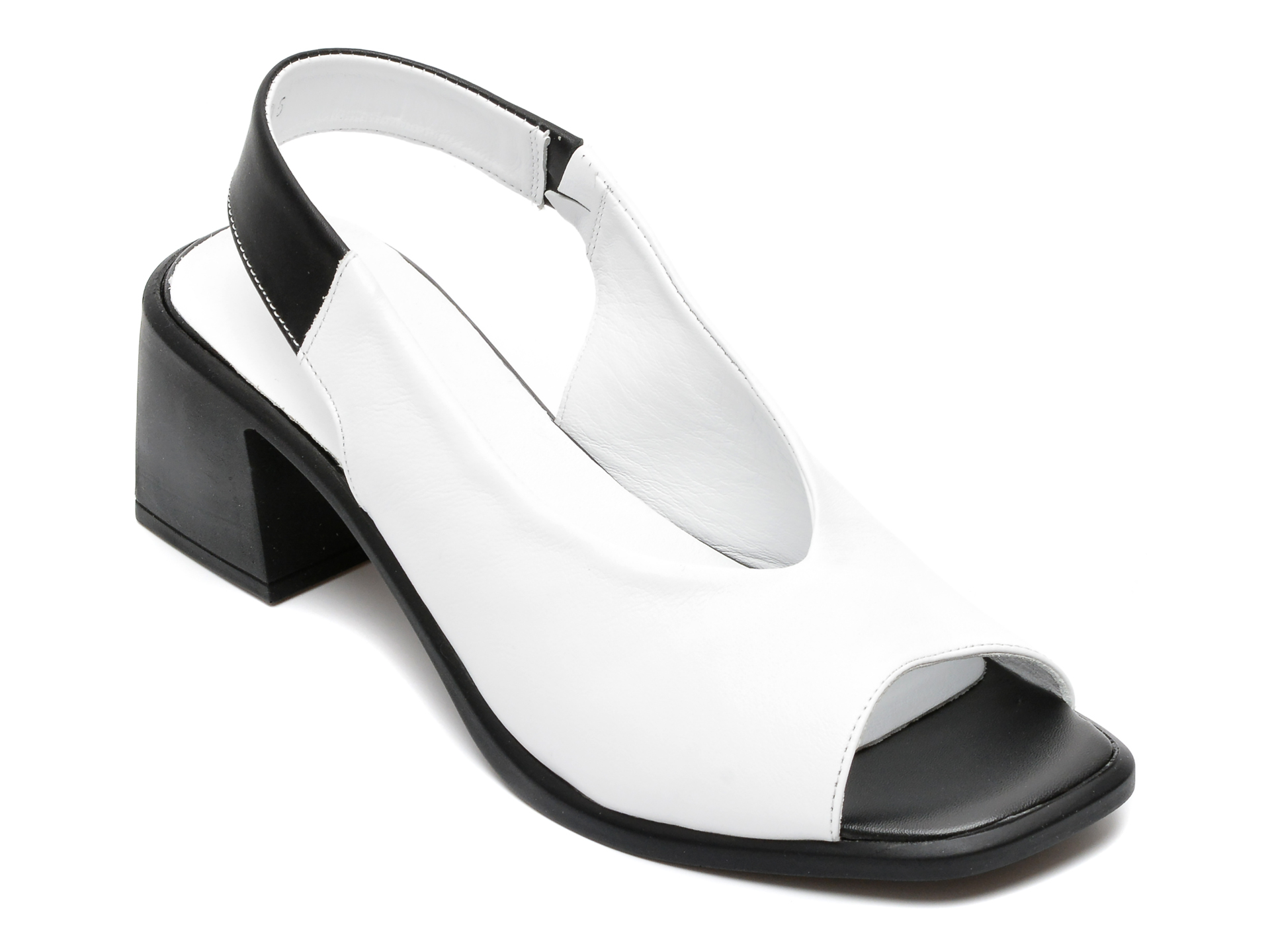 Sandale FLAVIA PASINI albe, 7050189, din piele naturala 1 Sandale FLAVIA PASINI albe