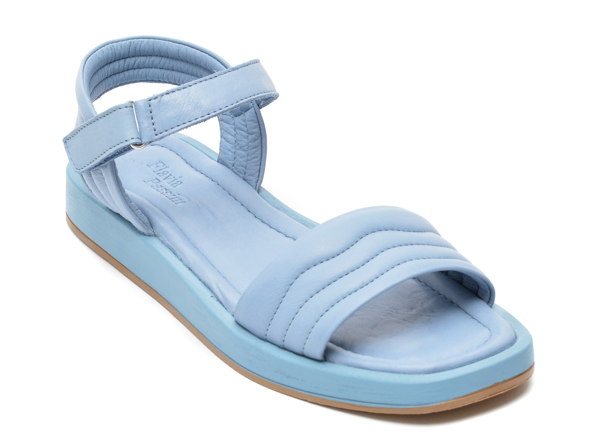 Sandale FLAVIA PASSINI albastre, 1408, din piele naturala 1 Sandale FLAVIA PASSINI albastre
