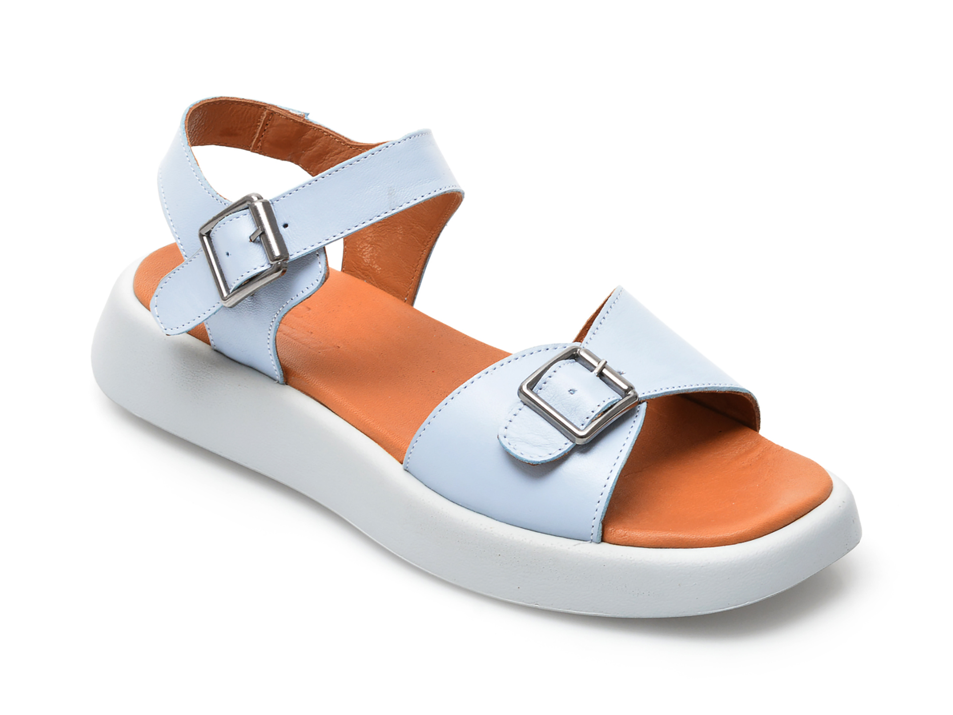 Sandale FLAVIA PASSINI albastre, 22023, din piele naturala 1 Sandale FLAVIA PASSINI albastre