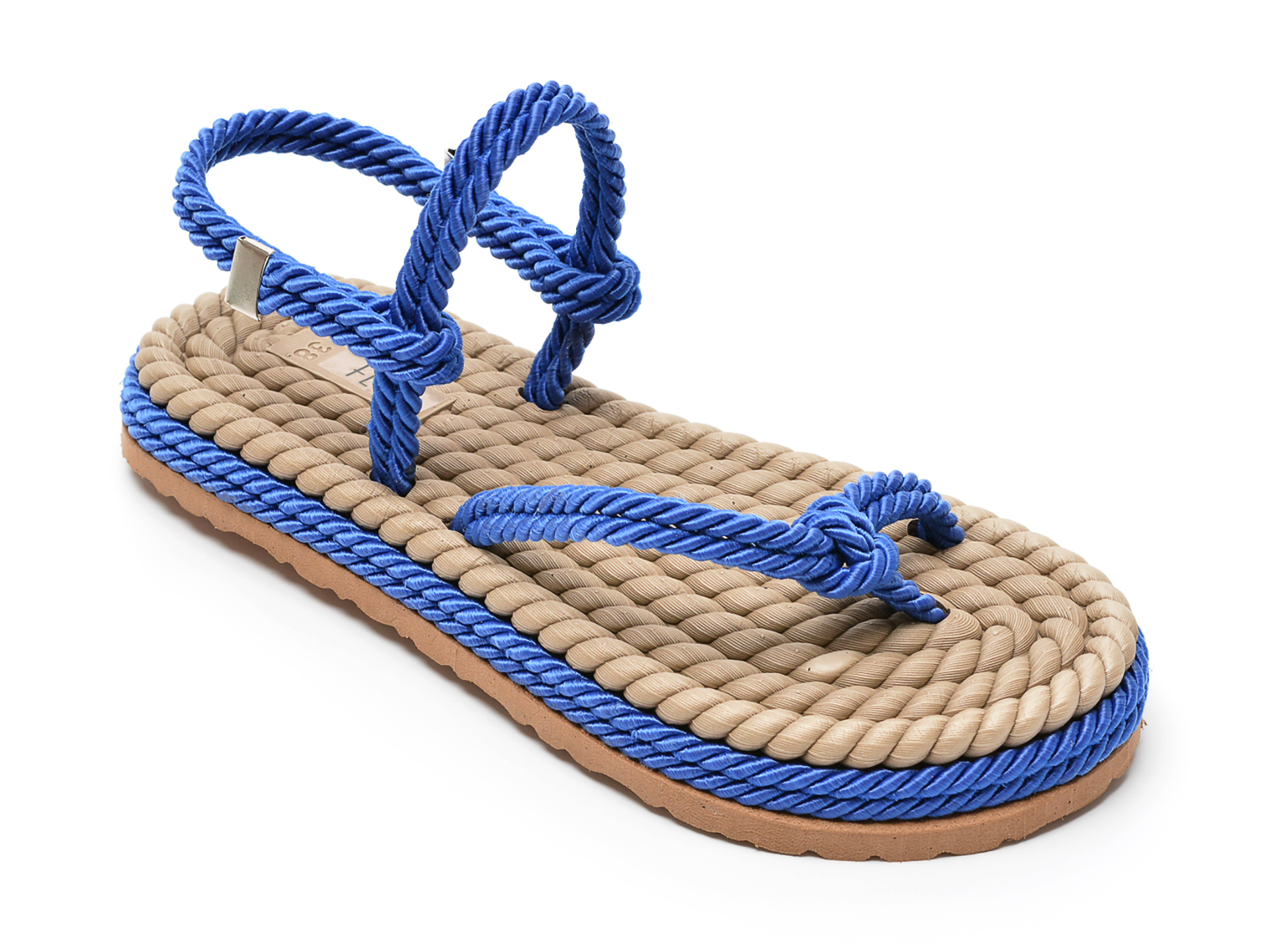 Sandale FLAVIA PASSINI albastre, 22103, din material textil 1 Sandale FLAVIA PASSINI albastre