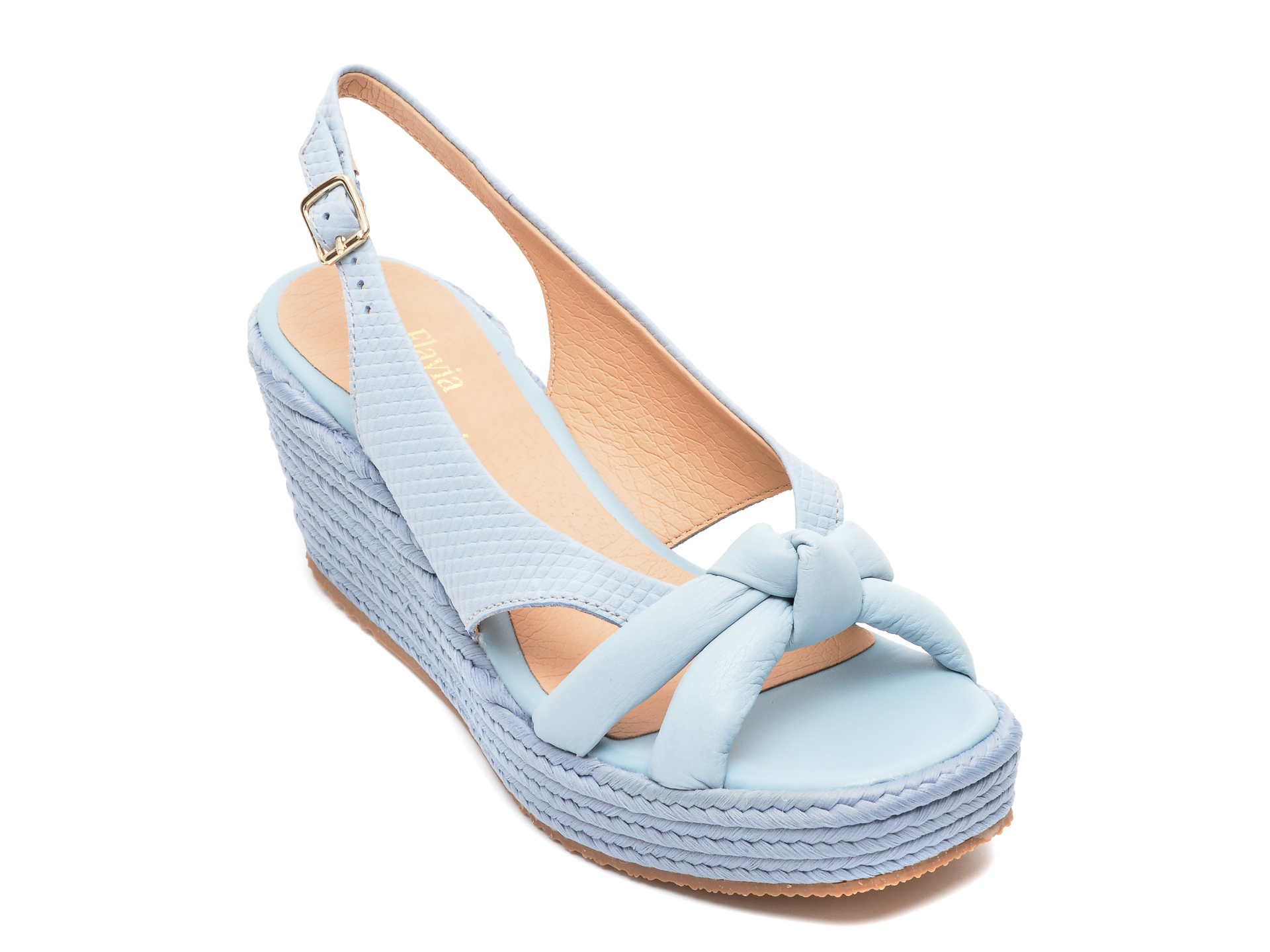 Sandale FLAVIA PASSINI albastre, 331302, din piele naturala 1 Sandale FLAVIA PASSINI albastre