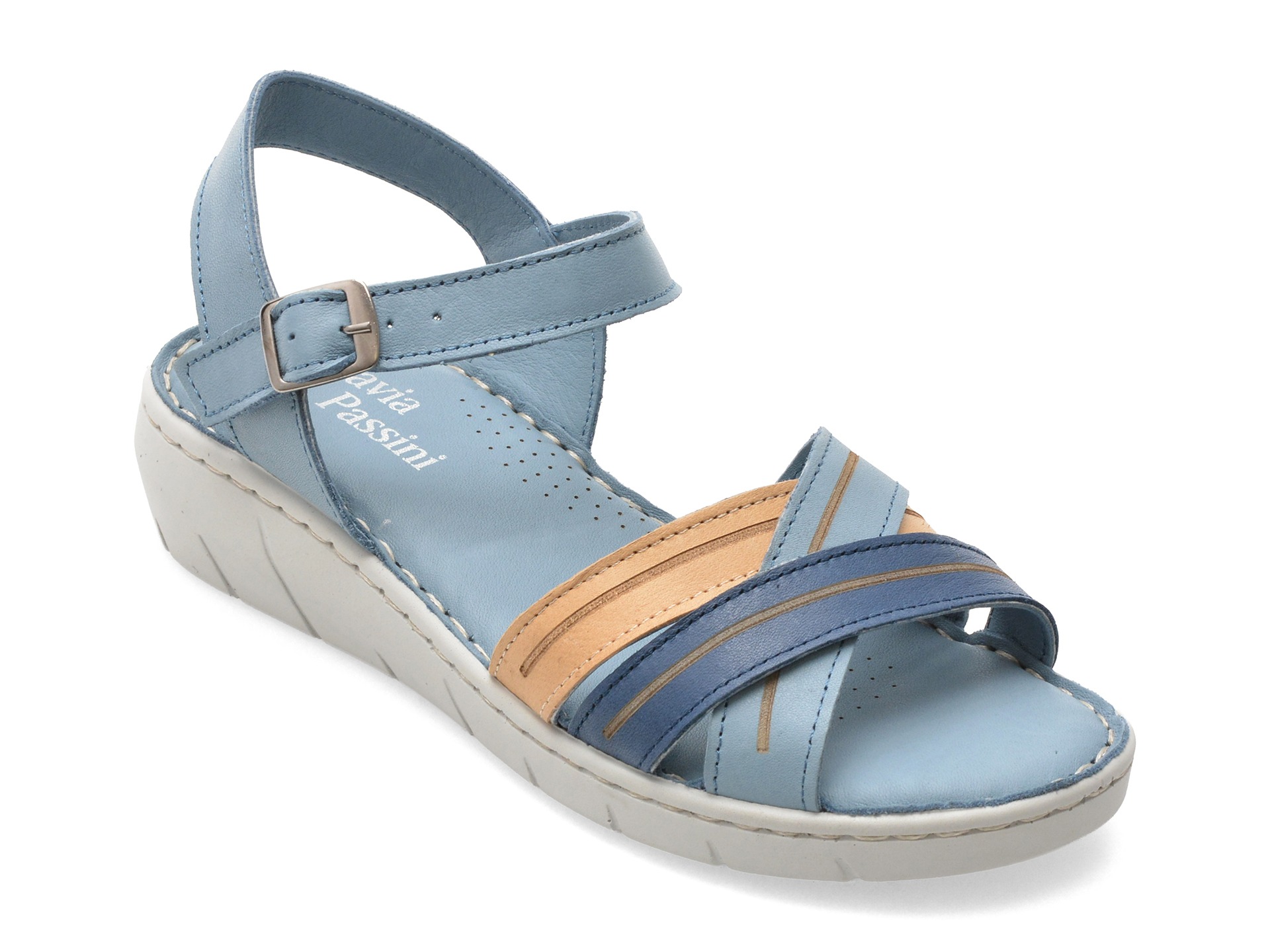 Sandale FLAVIA PASSINI albastre, 4265, din piele naturala 1 Sandale FLAVIA PASSINI albastre
