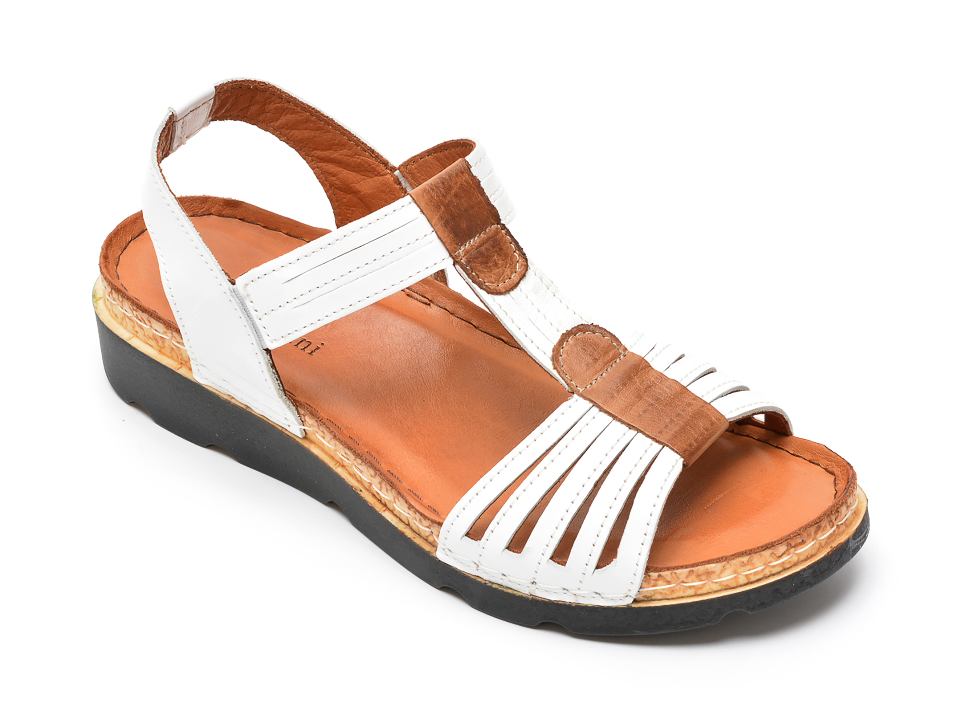 Sandale FLAVIA PASSINI albe, 1256, din piele naturala 1 Sandale FLAVIA PASSINI albe