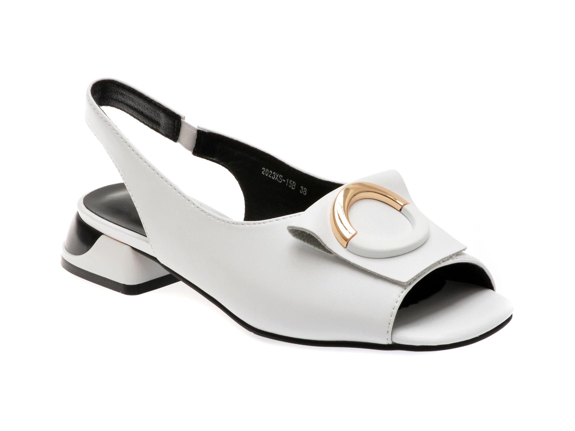 Sandale FLAVIA PASSINI albe, 15, din piele naturala 1 Sandale FLAVIA PASSINI albe