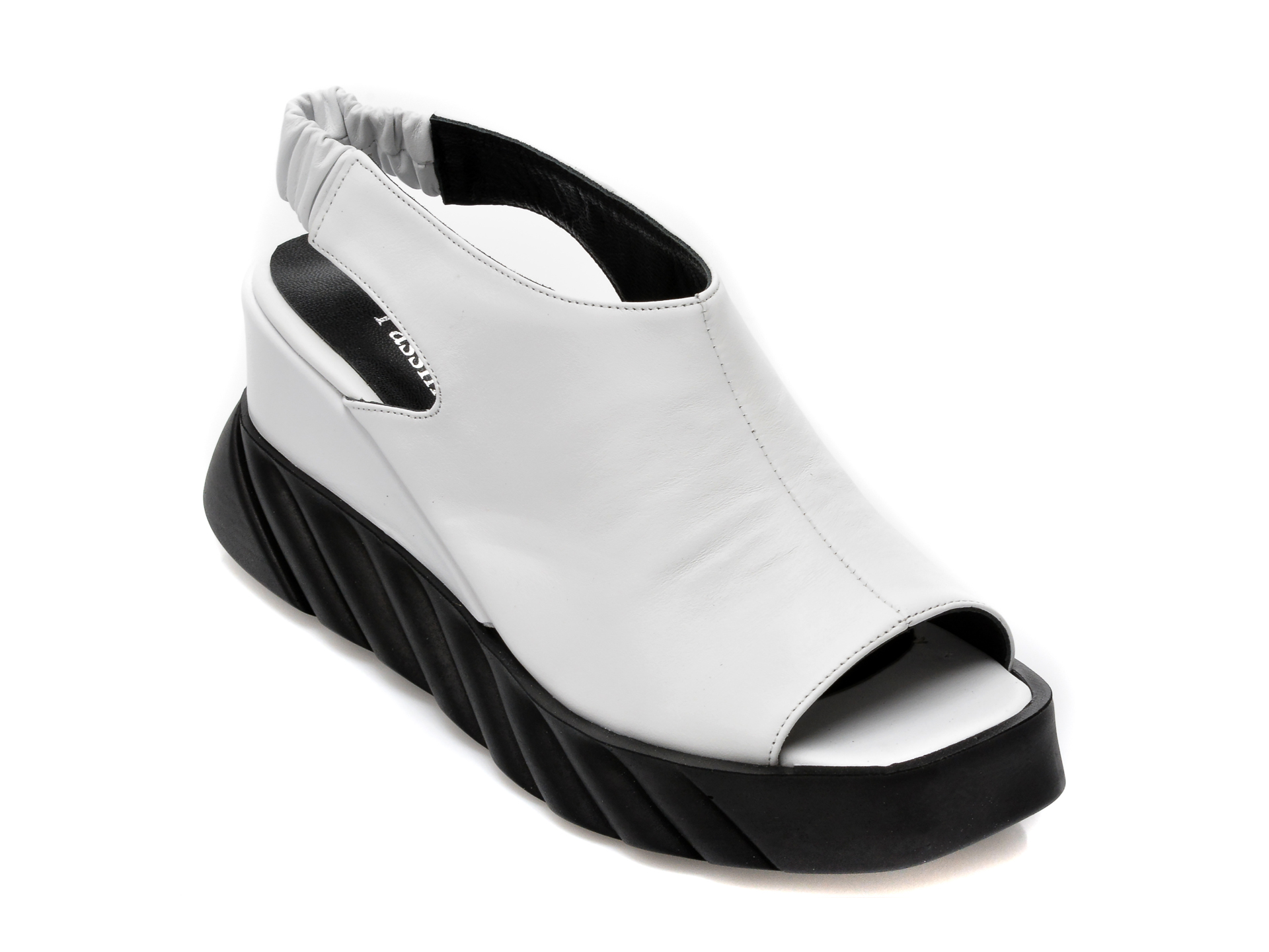 Sandale FLAVIA PASSINI albe, 233400, din piele naturala 1 Sandale FLAVIA PASSINI albe