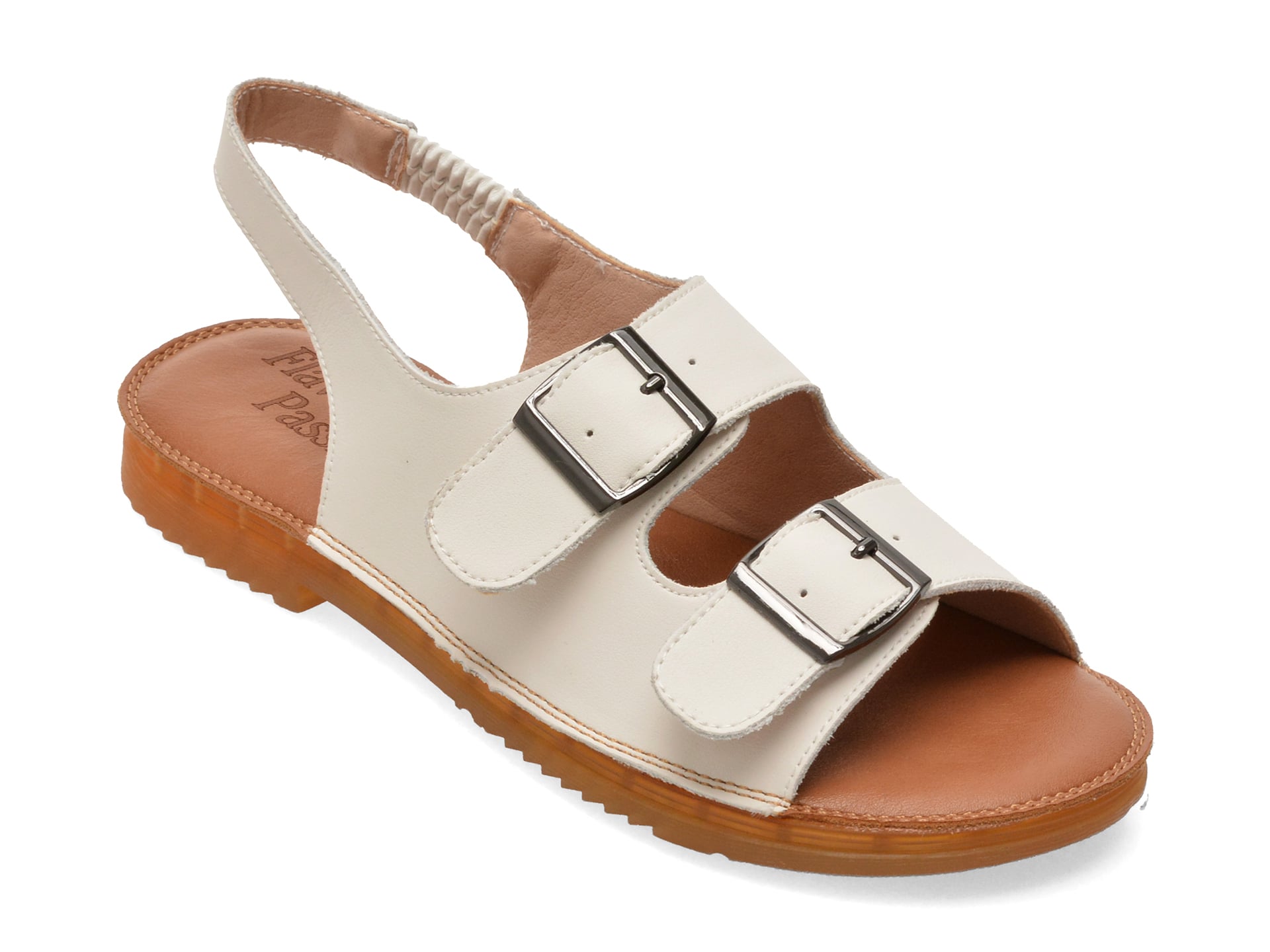 Sandale FLAVIA PASSINI albe, 2365, din piele naturala 1 Sandale FLAVIA PASSINI albe