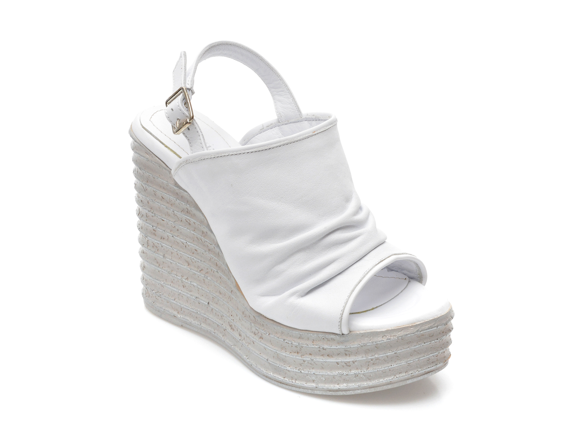 Sandale FLAVIA PASSINI albe, 241023, din piele naturala 1 Sandale FLAVIA PASSINI albe