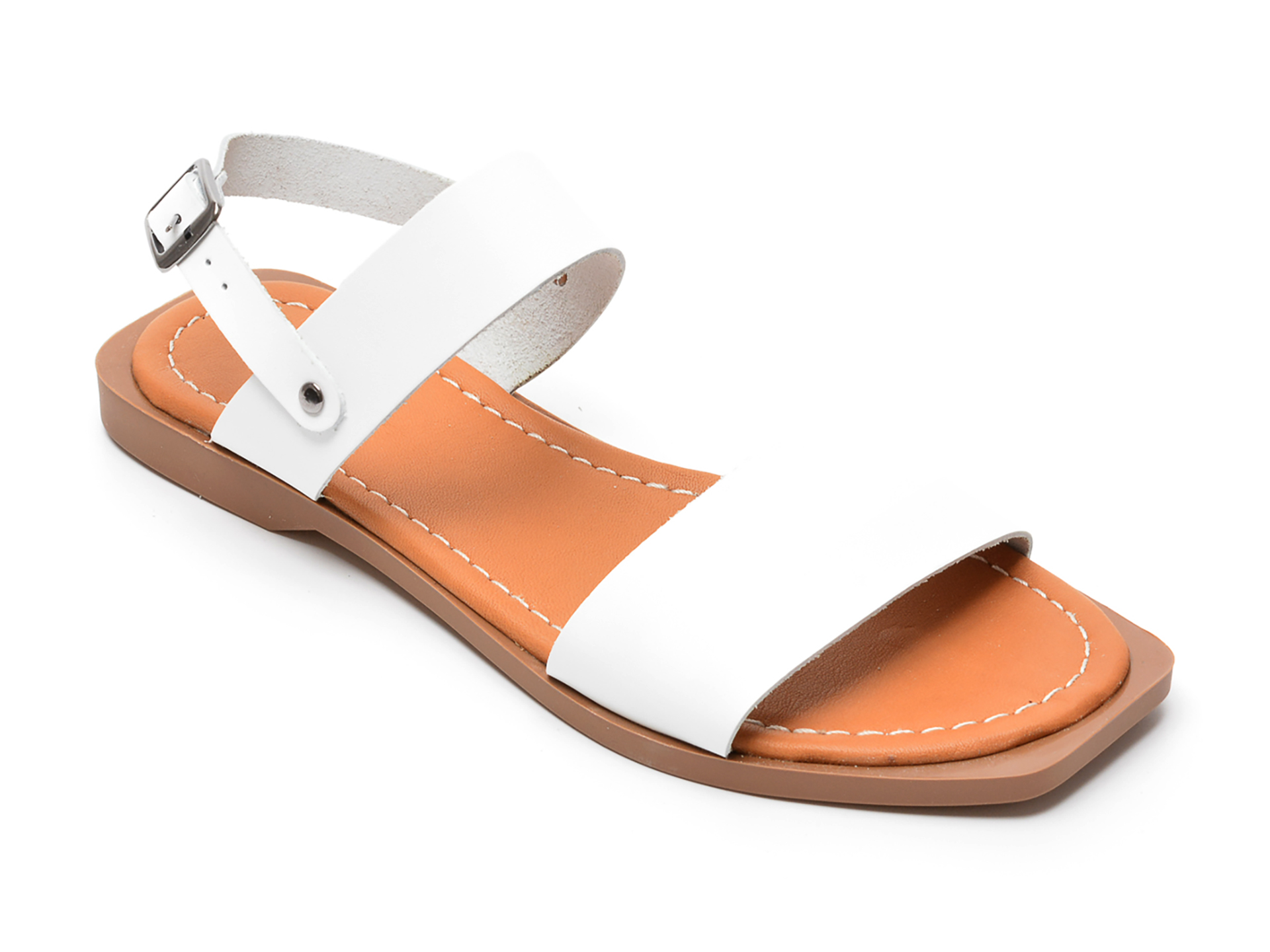 Sandale FLAVIA PASSINI albe, 336, din piele naturala 1 Sandale FLAVIA PASSINI albe