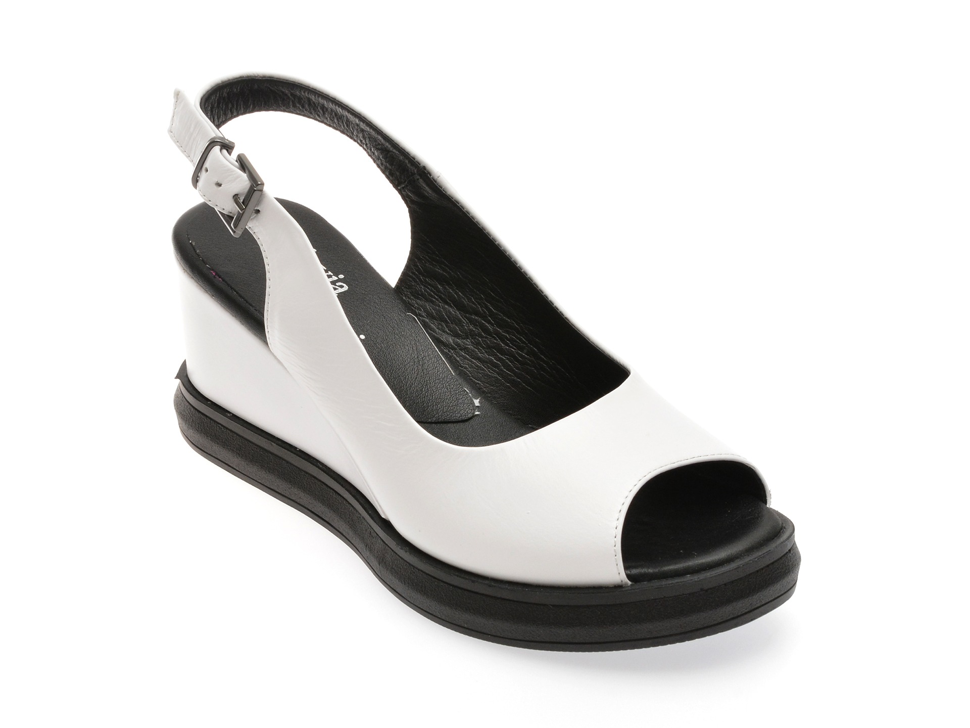 Sandale FLAVIA PASSINI albe, 347350, din piele naturala 1 Sandale FLAVIA PASSINI albe