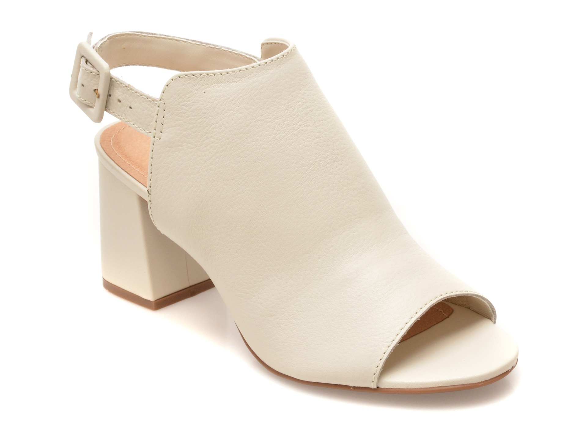 Sandale FLAVIA PASSINI albe, 372003, din piele naturala 1 Sandale FLAVIA PASSINI albe