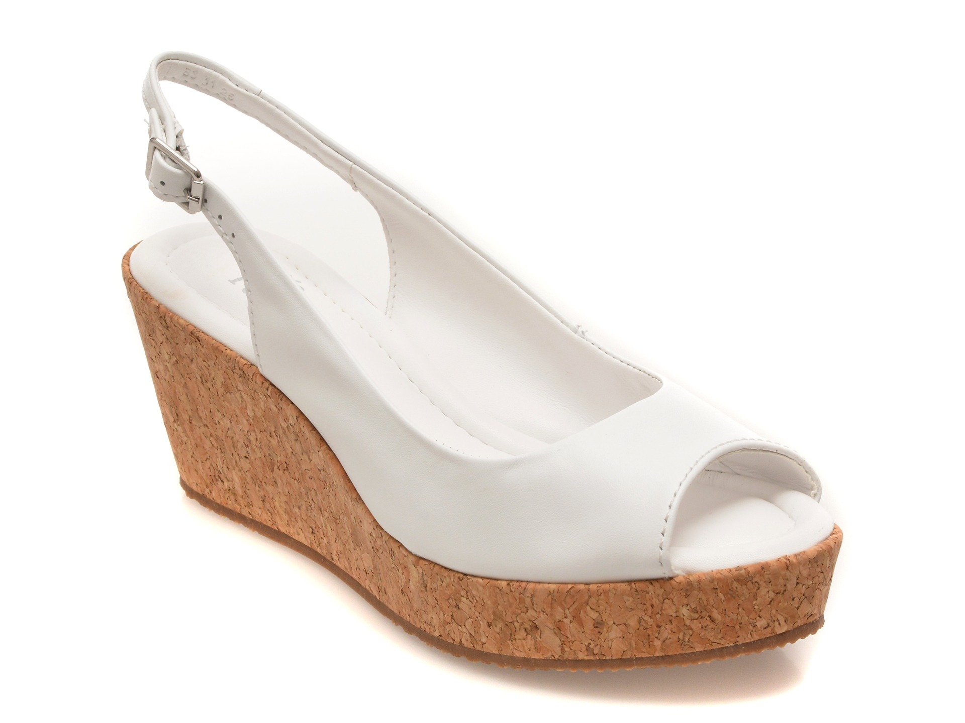 Sandale FLAVIA PASSINI albe, 372802, din piele naturala 1 Sandale FLAVIA PASSINI albe