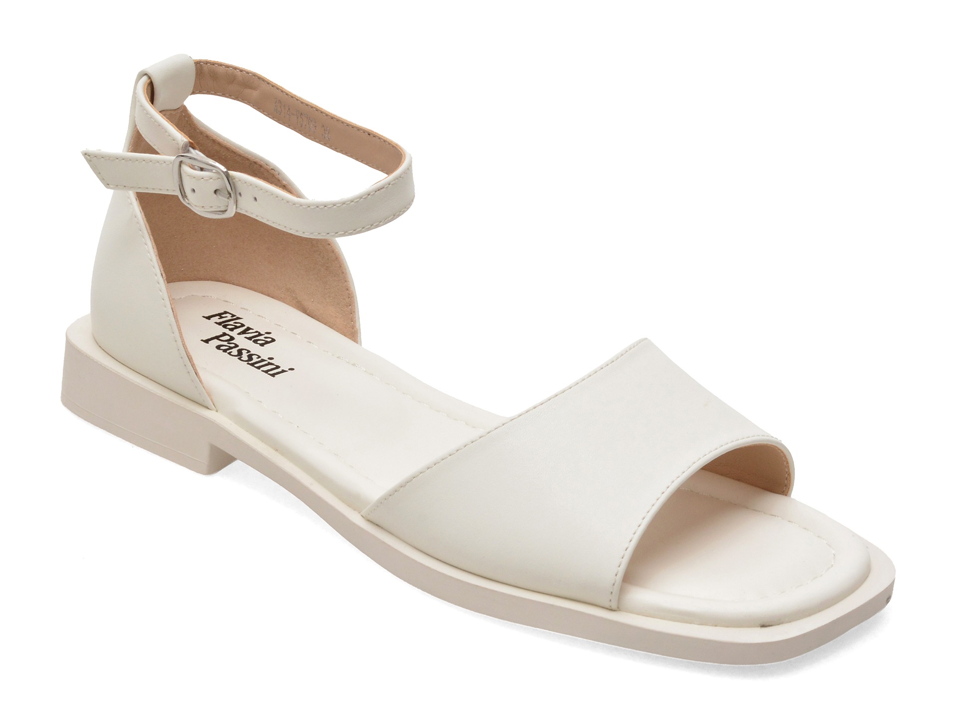 Sandale FLAVIA PASSINI albe, 5709, din piele naturala 1 Sandale FLAVIA PASSINI albe