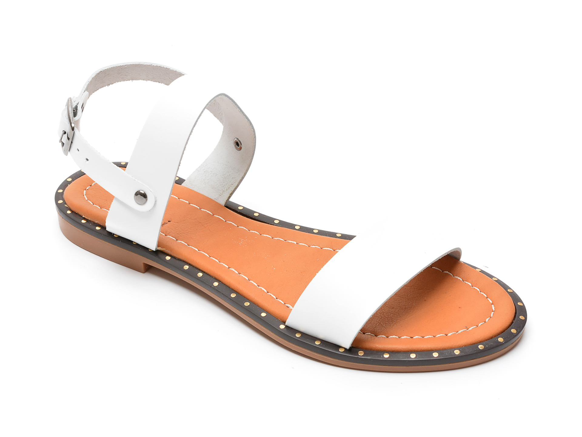 Sandale FLAVIA PASSINI albe, 626, din piele naturala 1 Sandale FLAVIA PASSINI albe