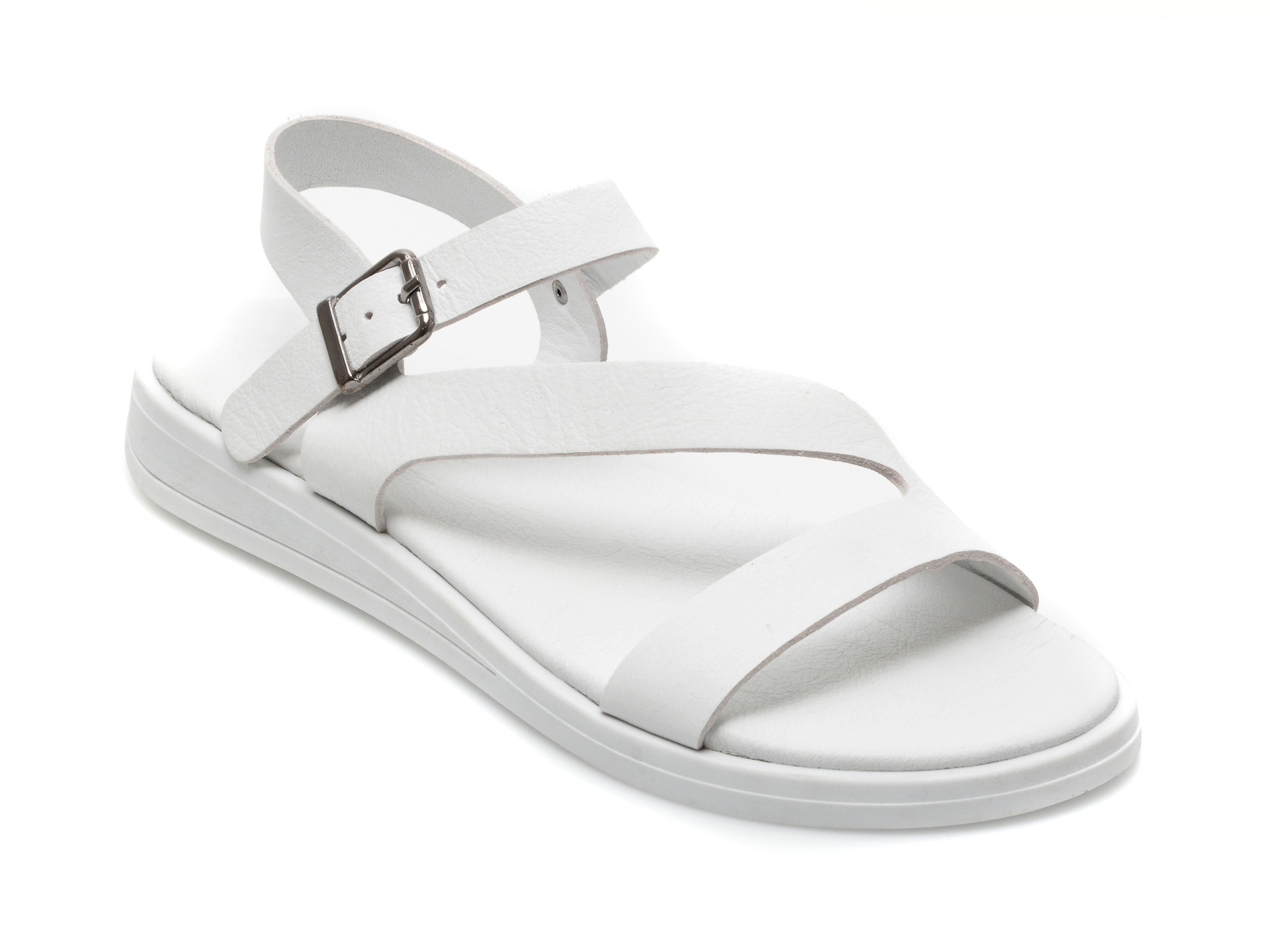 Sandale FLAVIA PASSINI albe, 7061, din piele naturala 1 Sandale FLAVIA PASSINI albe