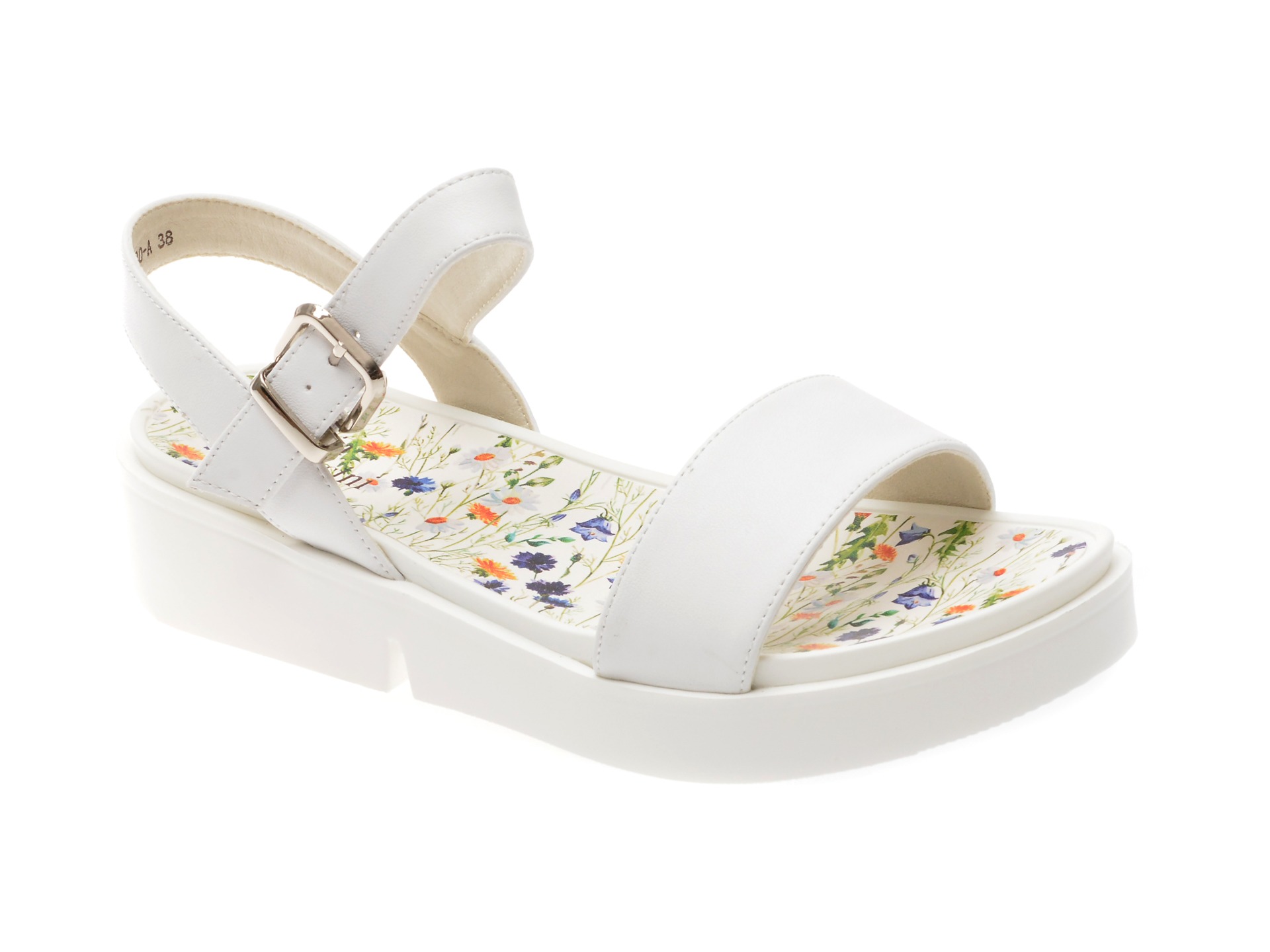 Sandale FLAVIA PASSINI albe, 927580, din piele naturala 1 Sandale FLAVIA PASSINI albe