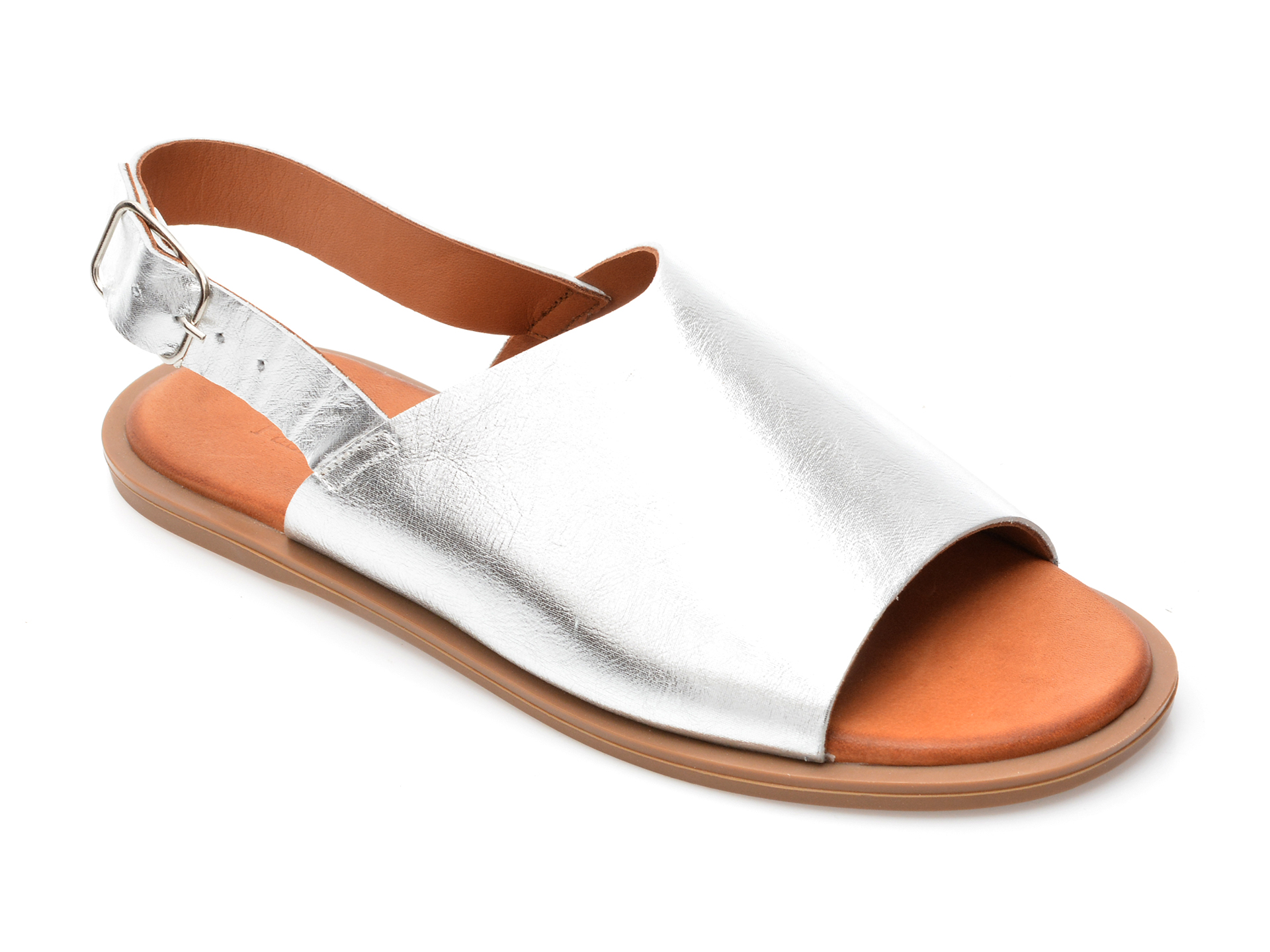 Sandale FLAVIA PASSINI argintii, 21011, din piele naturala 1 Sandale FLAVIA PASSINI argintii