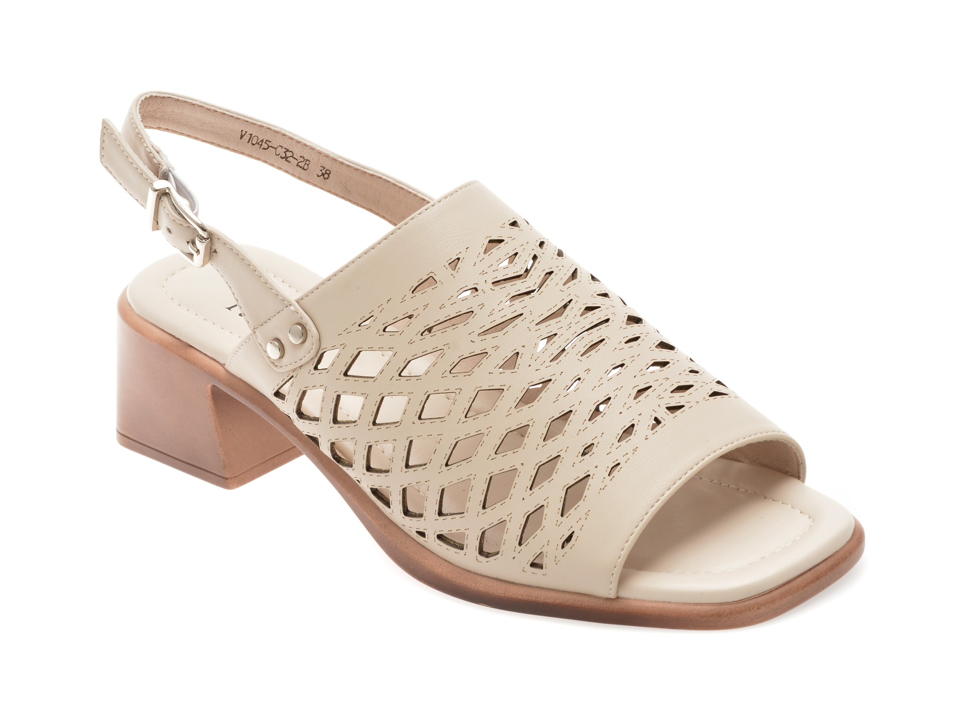 Sandale FLAVIA PASSINI bej, 1045C32, din piele naturala 1 Sandale FLAVIA PASSINI bej