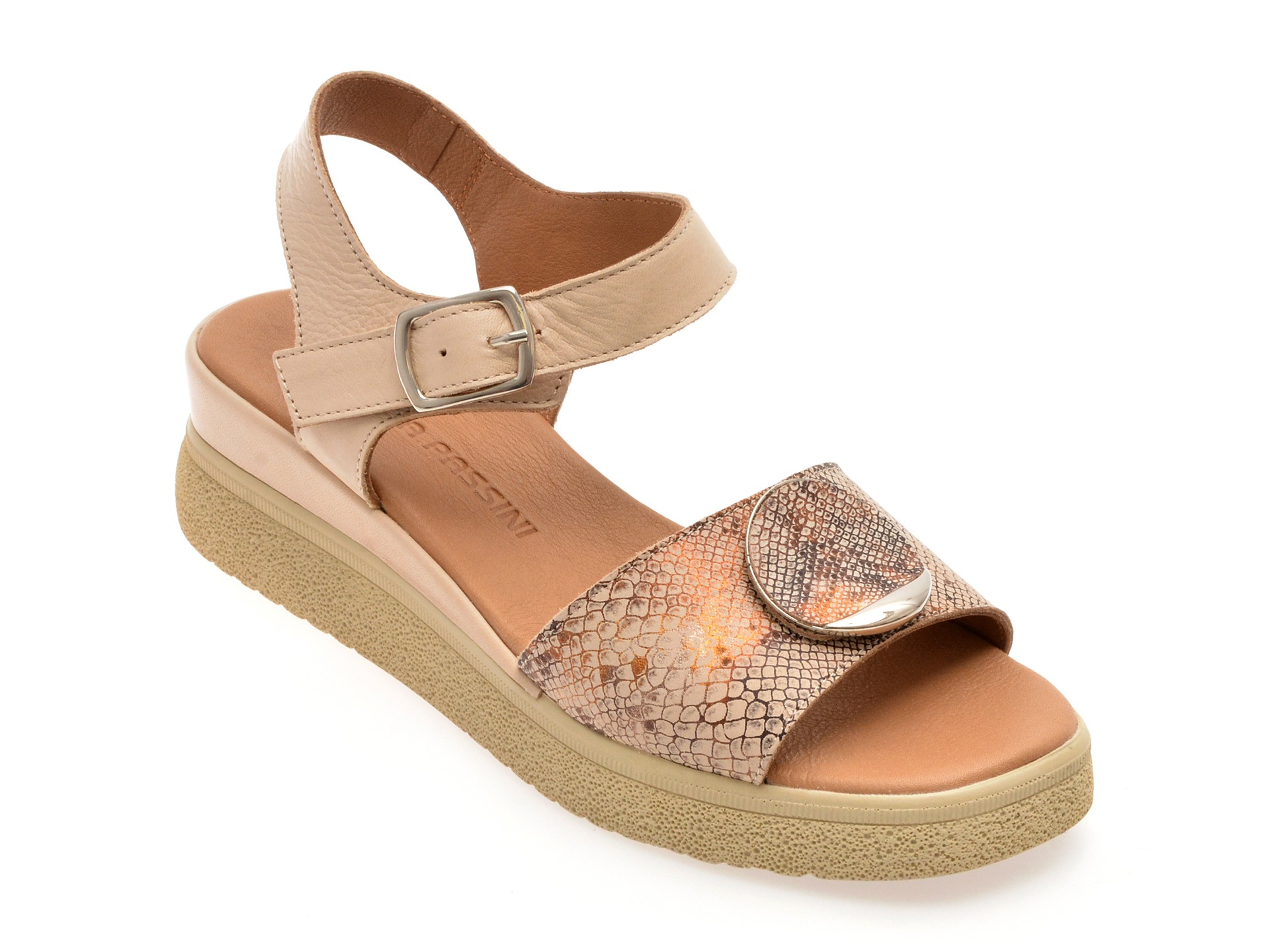 Sandale FLAVIA PASSINI bej, 13221, din piele naturala 1 Sandale FLAVIA PASSINI bej