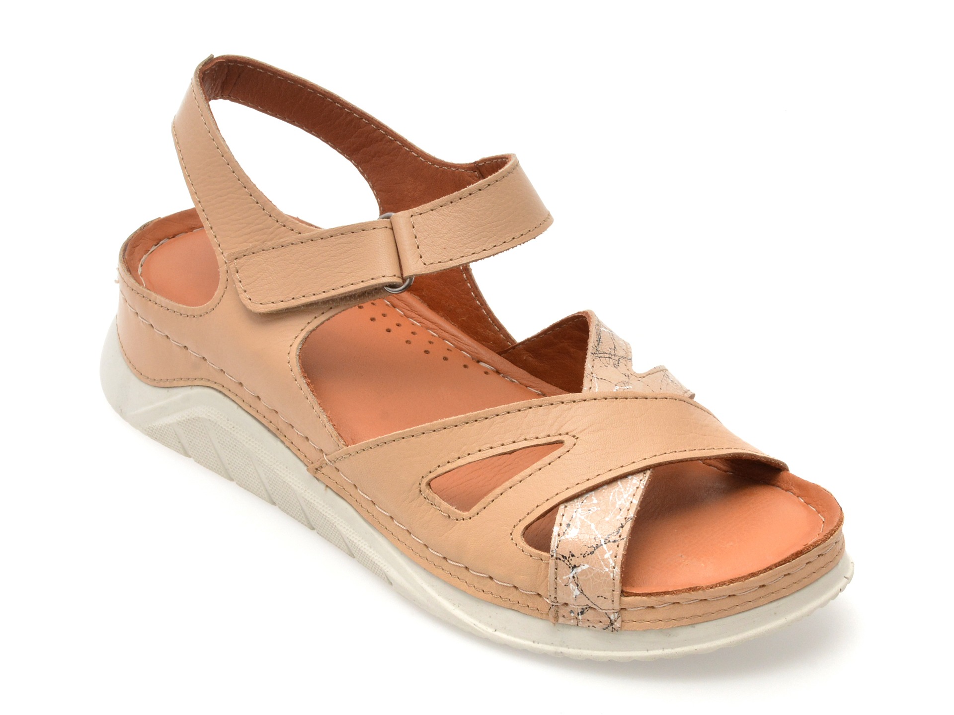 Sandale FLAVIA PASSINI bej, 1487, din piele naturala 1 Sandale FLAVIA PASSINI bej