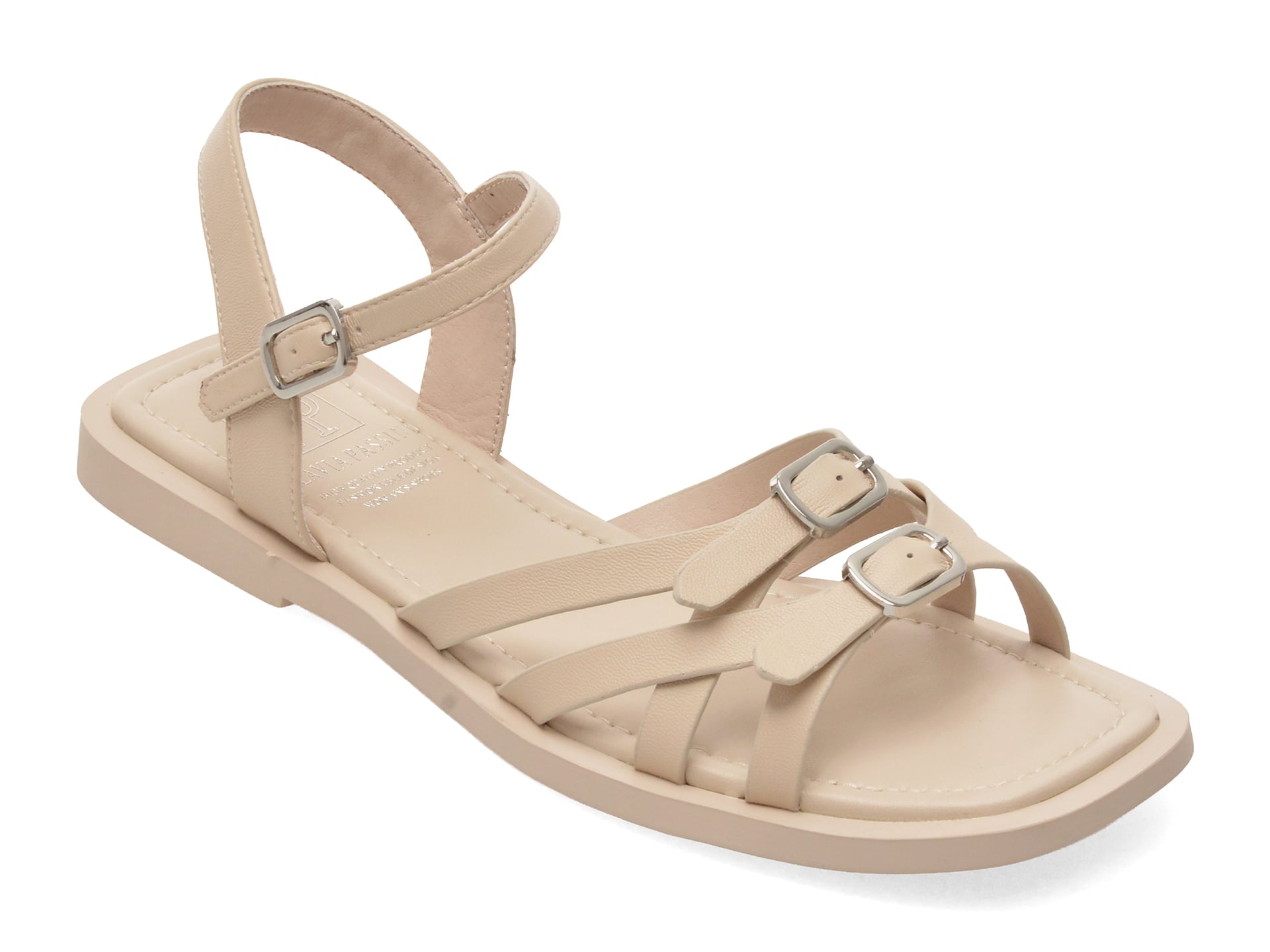 Sandale FLAVIA PASSINI bej, 1512C29, din piele naturala 1 Sandale FLAVIA PASSINI bej