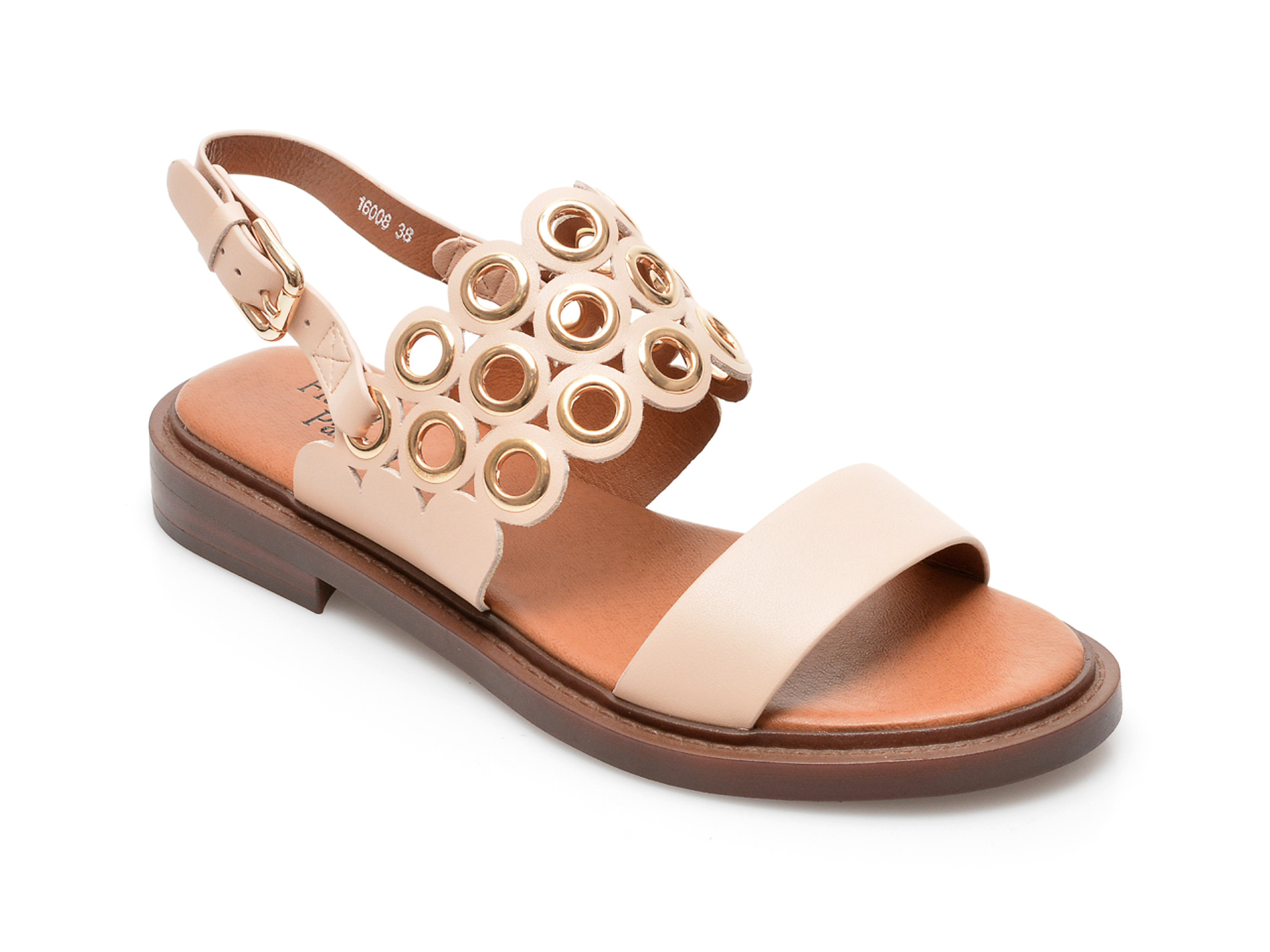 Sandale FLAVIA PASSINI bej, 160089, din piele naturala 1 Sandale FLAVIA PASSINI bej