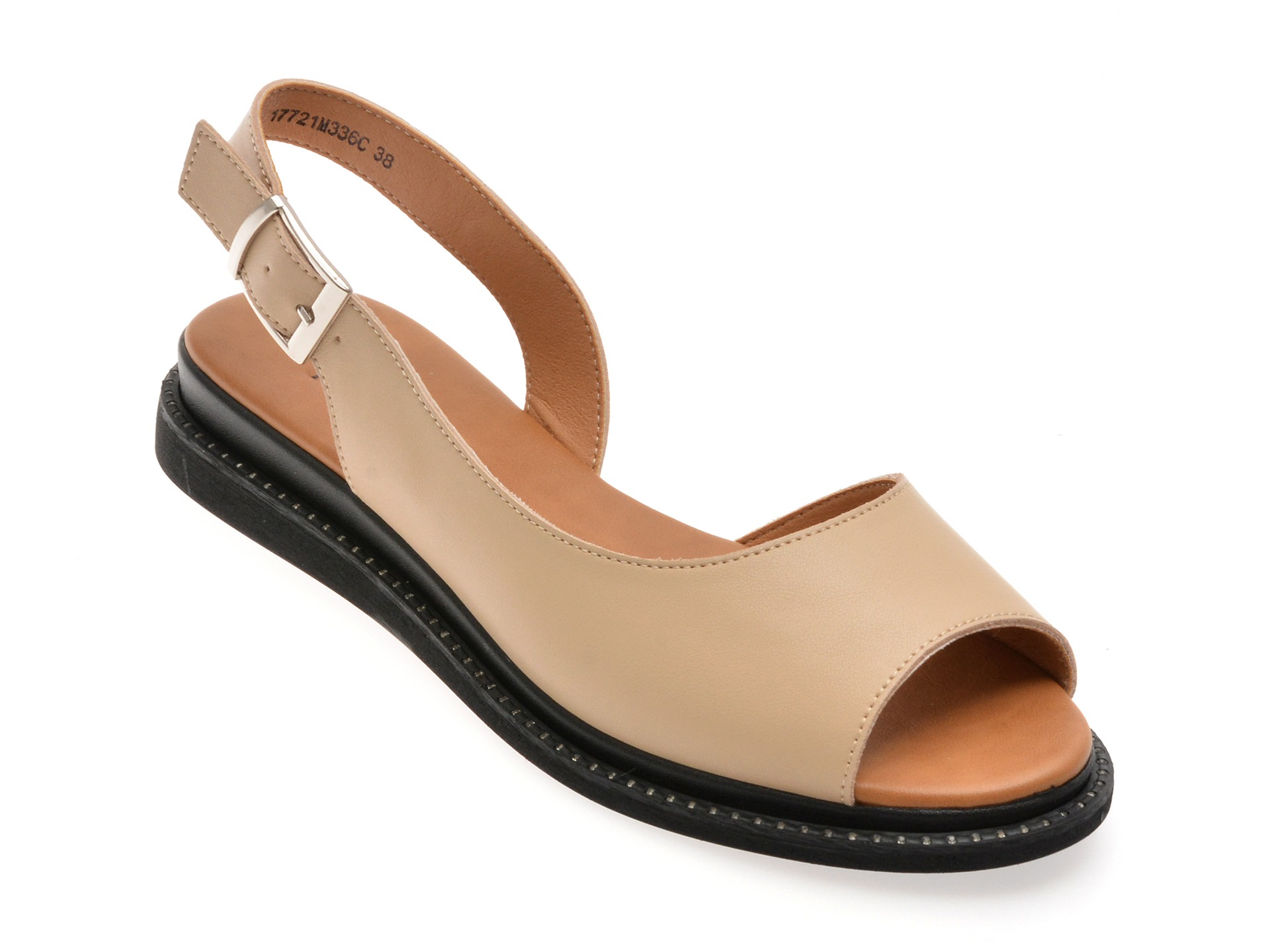 Sandale FLAVIA PASSINI bej, 17721, din piele naturala 1 Sandale FLAVIA PASSINI bej