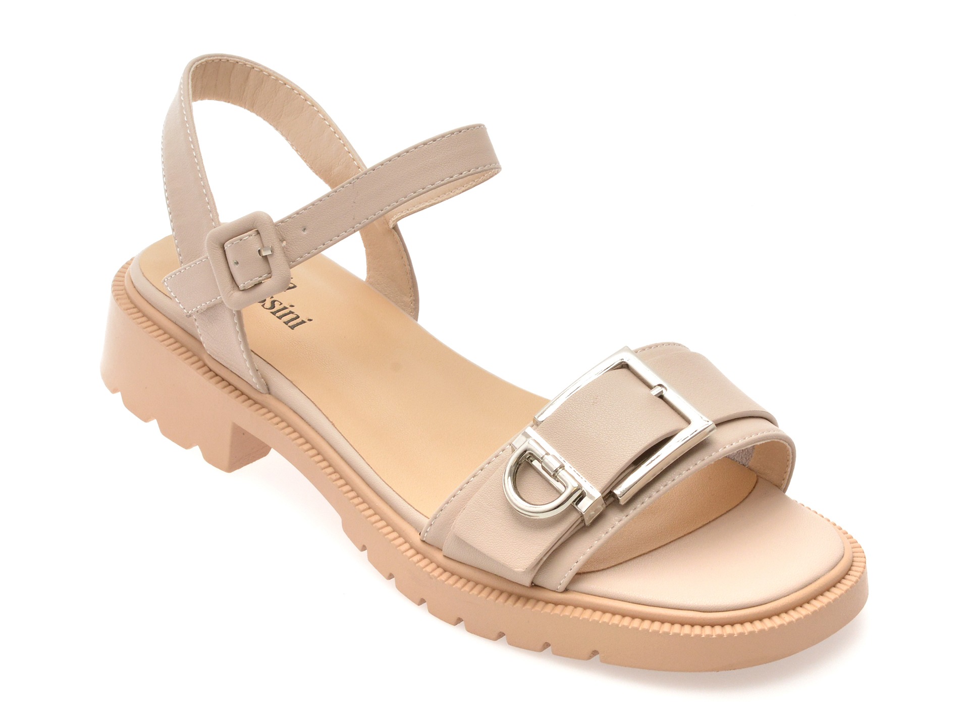 Sandale FLAVIA PASSINI bej, 1978, din piele naturala 1 Sandale FLAVIA PASSINI bej
