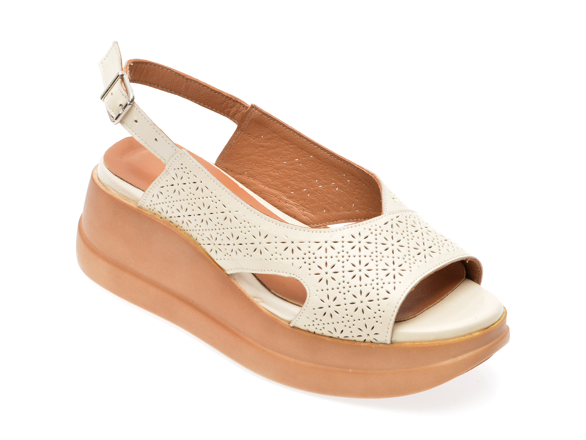 Sandale FLAVIA PASSINI bej, 20405, din piele naturala 1 Sandale FLAVIA PASSINI bej