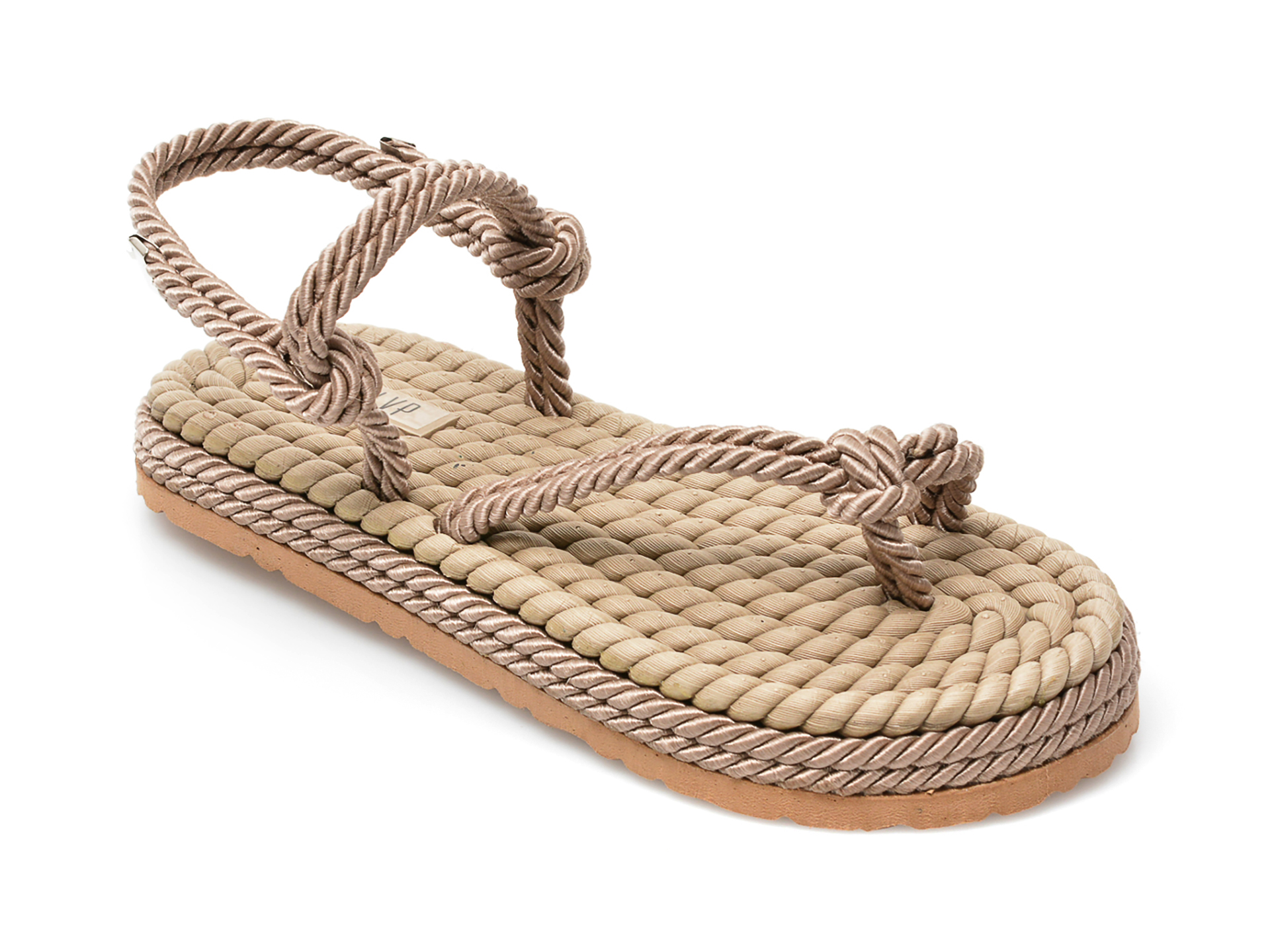 Sandale FLAVIA PASSINI bej, 22103, din material textil 1 Sandale FLAVIA PASSINI bej