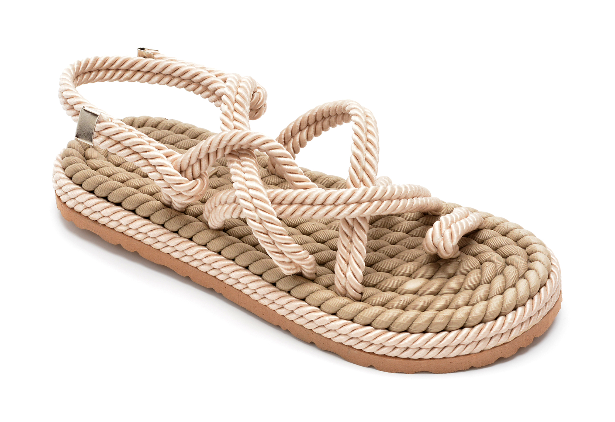 Sandale FLAVIA PASSINI bej, 22104, din material textil 1 Sandale FLAVIA PASSINI bej