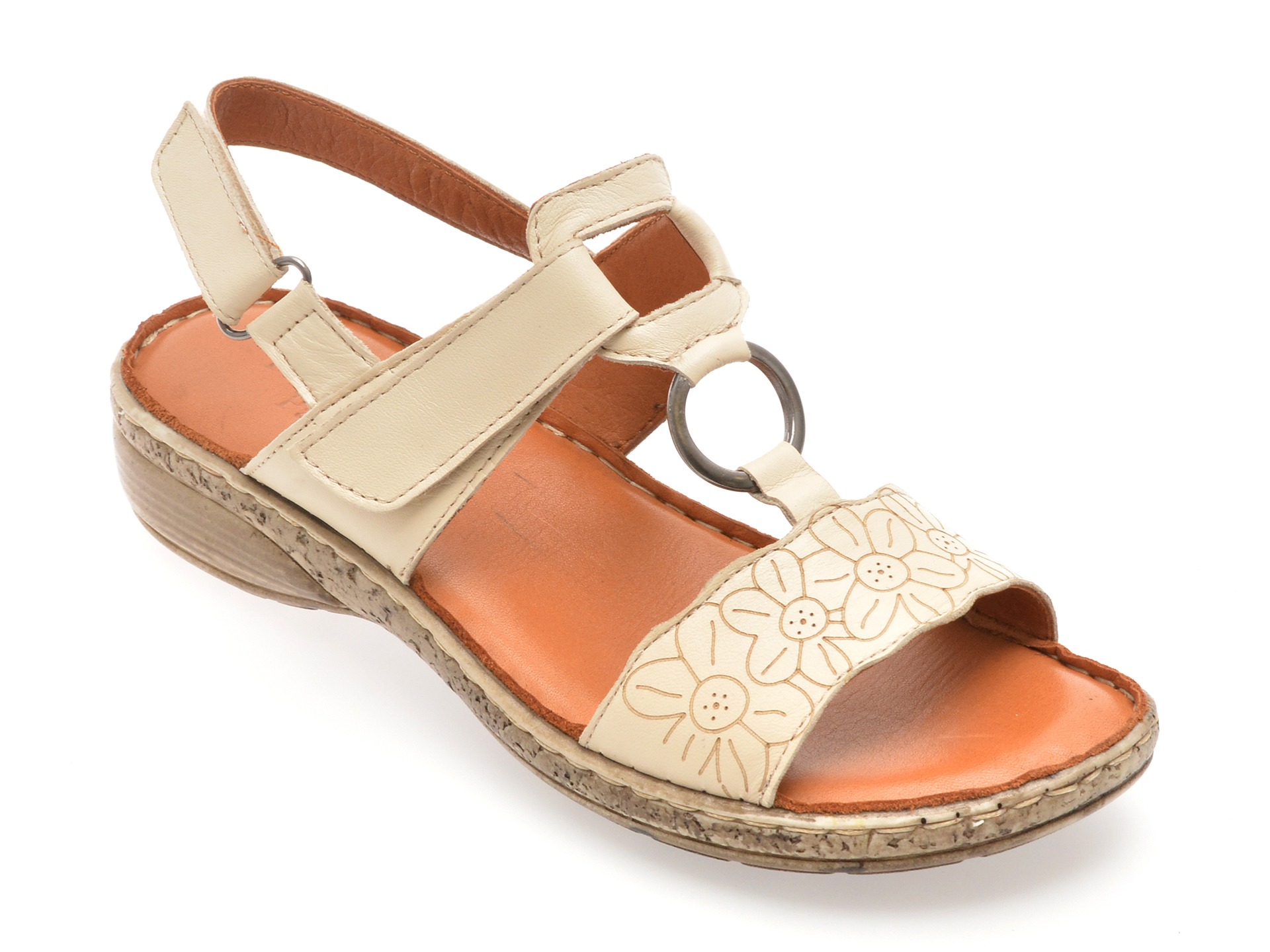 Sandale FLAVIA PASSINI bej, 2337, din piele naturala 1 Sandale FLAVIA PASSINI bej