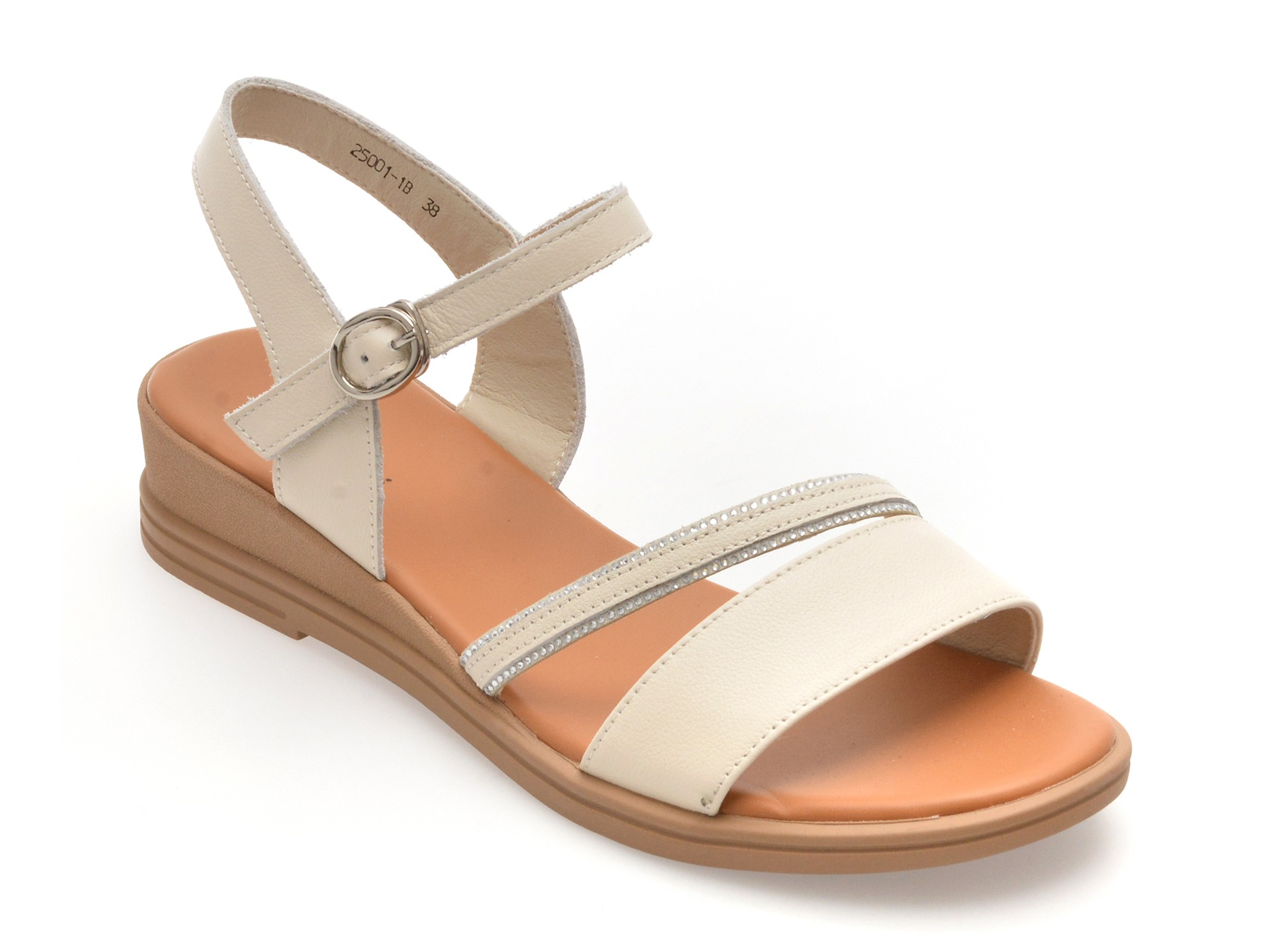 Sandale FLAVIA PASSINI bej, 25001, din piele naturala 1 Sandale FLAVIA PASSINI bej