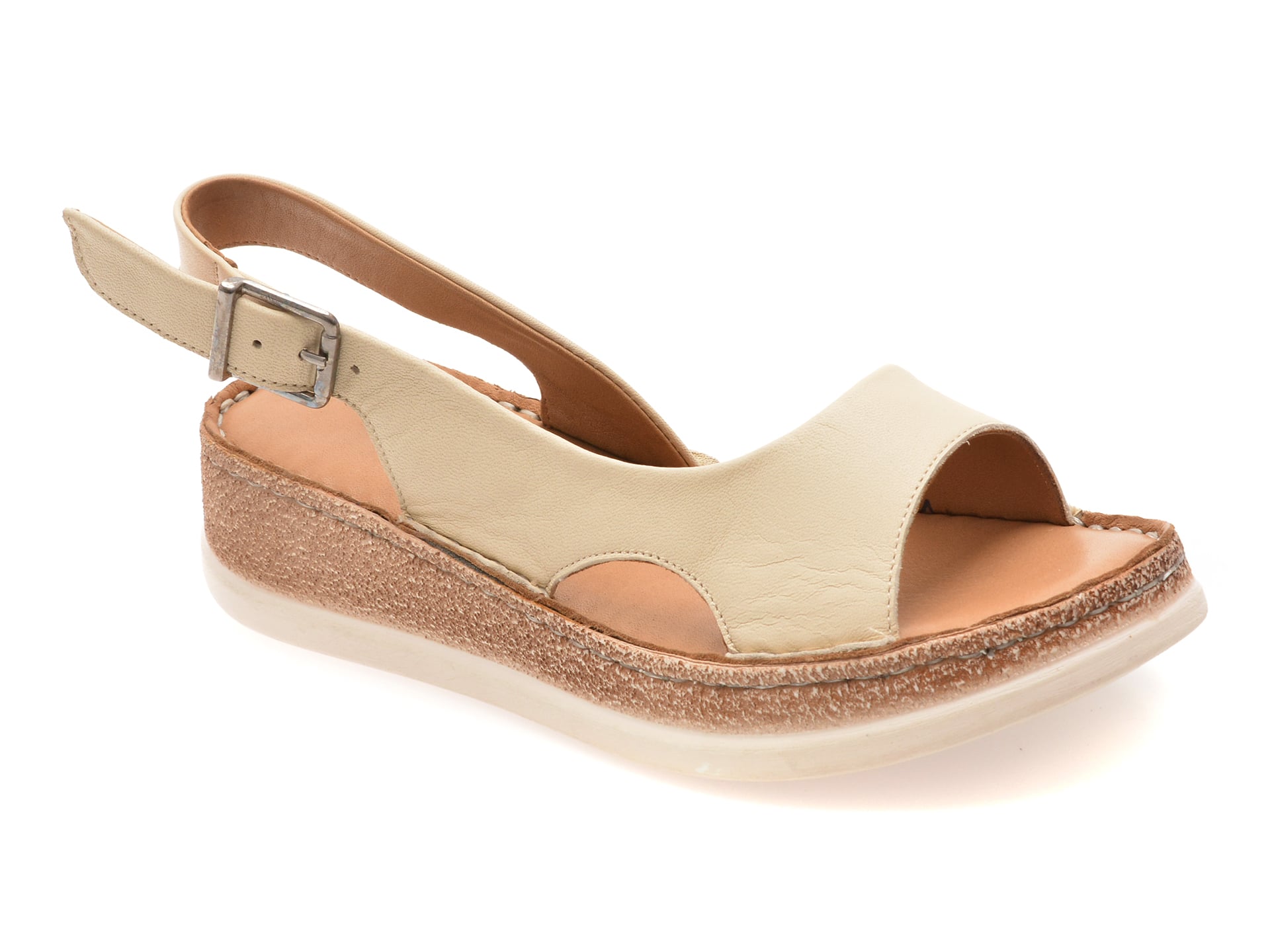 Sandale FLAVIA PASSINI bej, 25100, din piele naturala 1 Sandale FLAVIA PASSINI bej