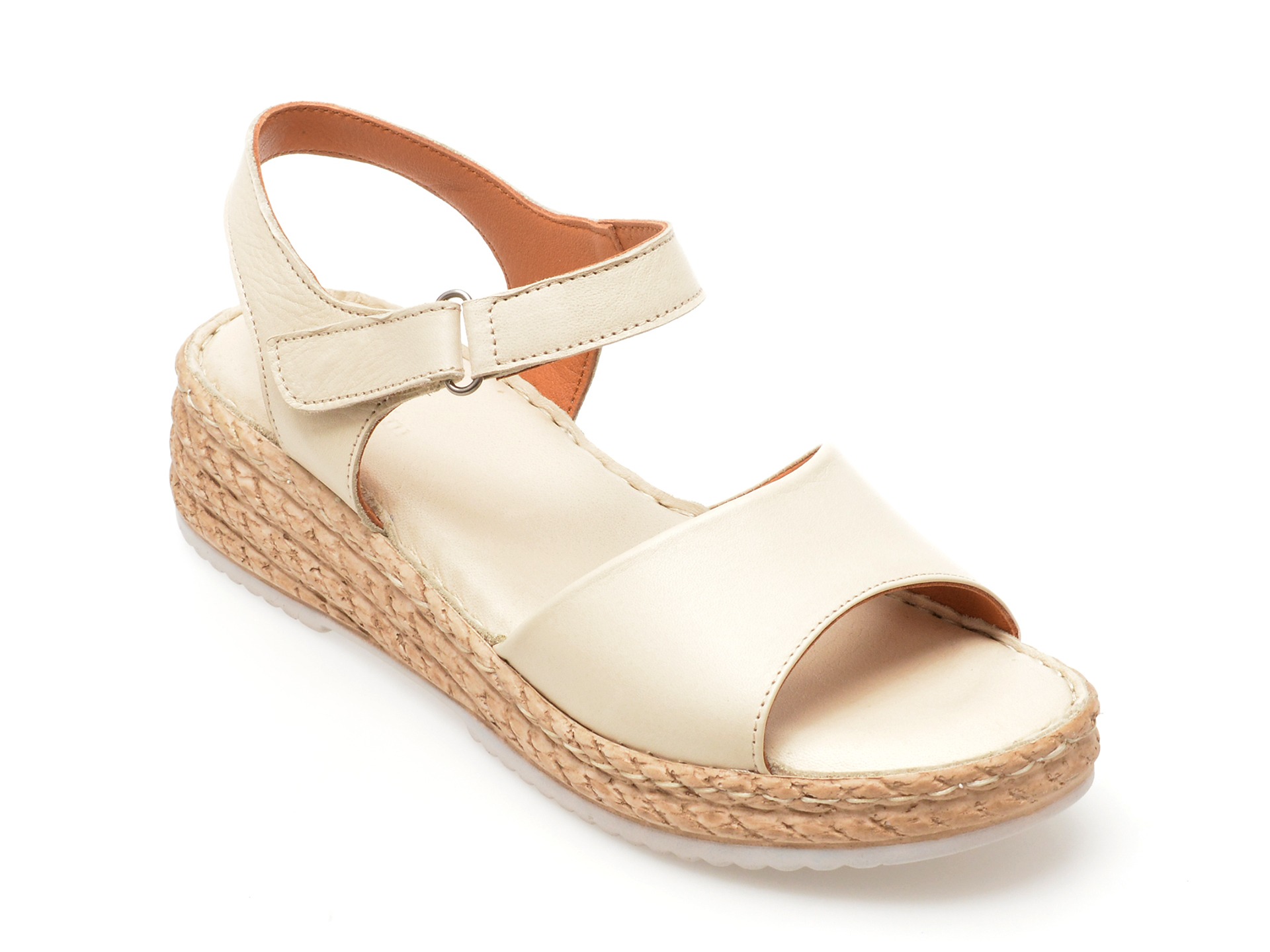 Sandale FLAVIA PASSINI bej, 2635, din piele naturala 1 Sandale FLAVIA PASSINI bej