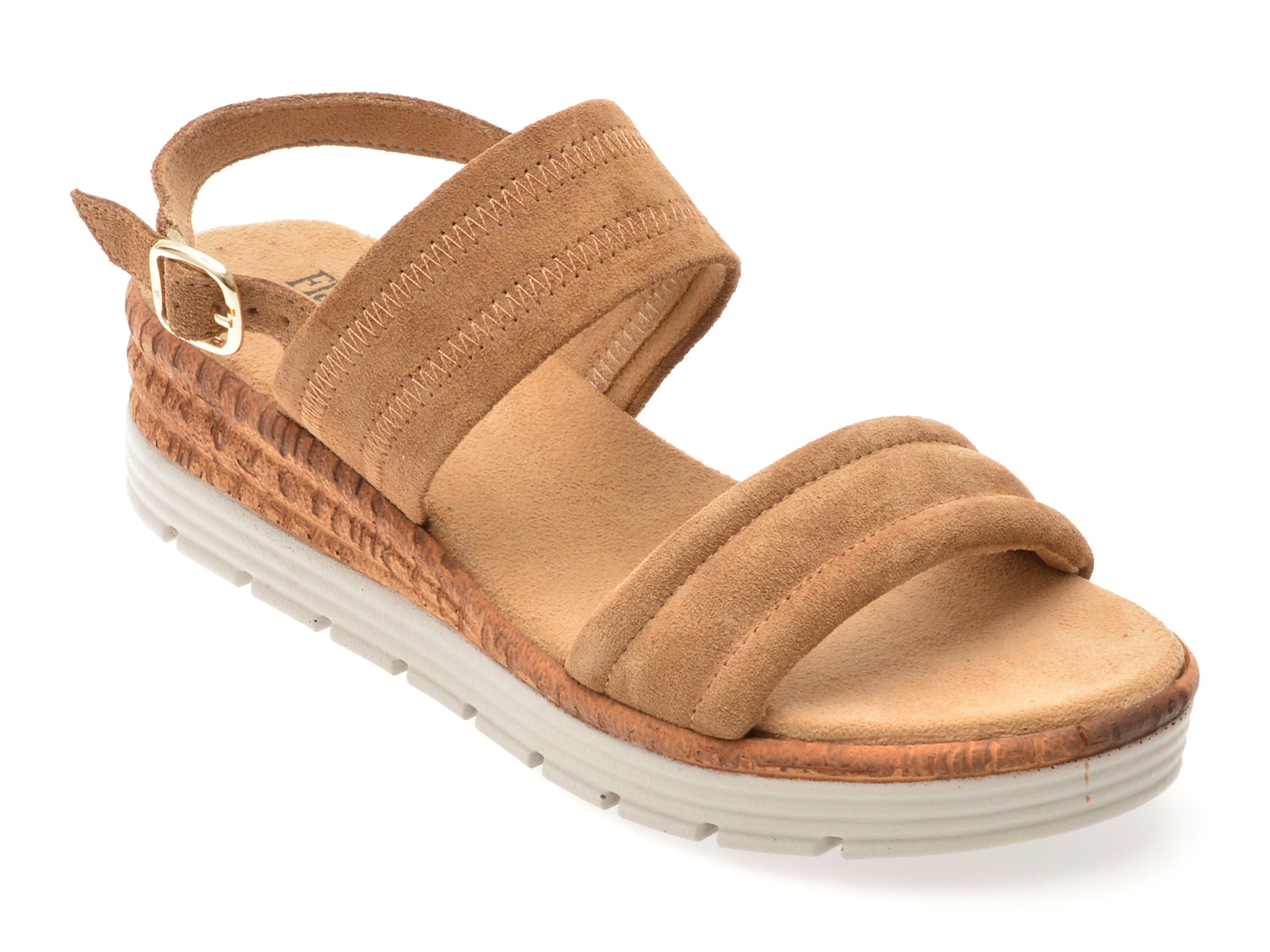 Sandale FLAVIA PASSINI bej, 28701, din piele intoarsa 1 Sandale FLAVIA PASSINI bej