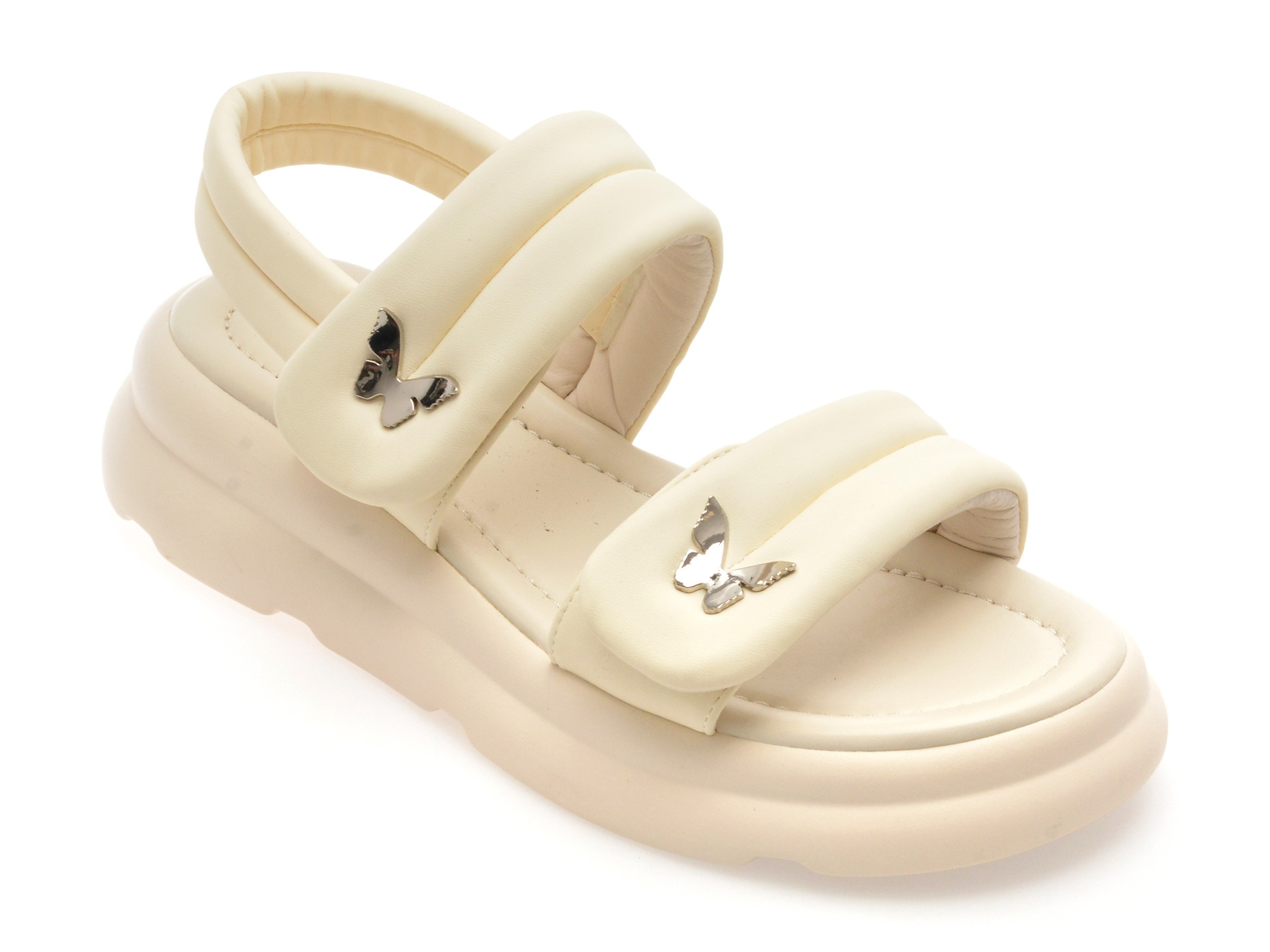 Sandale FLAVIA PASSINI bej, 31001, din piele ecologica 1 Sandale FLAVIA PASSINI bej