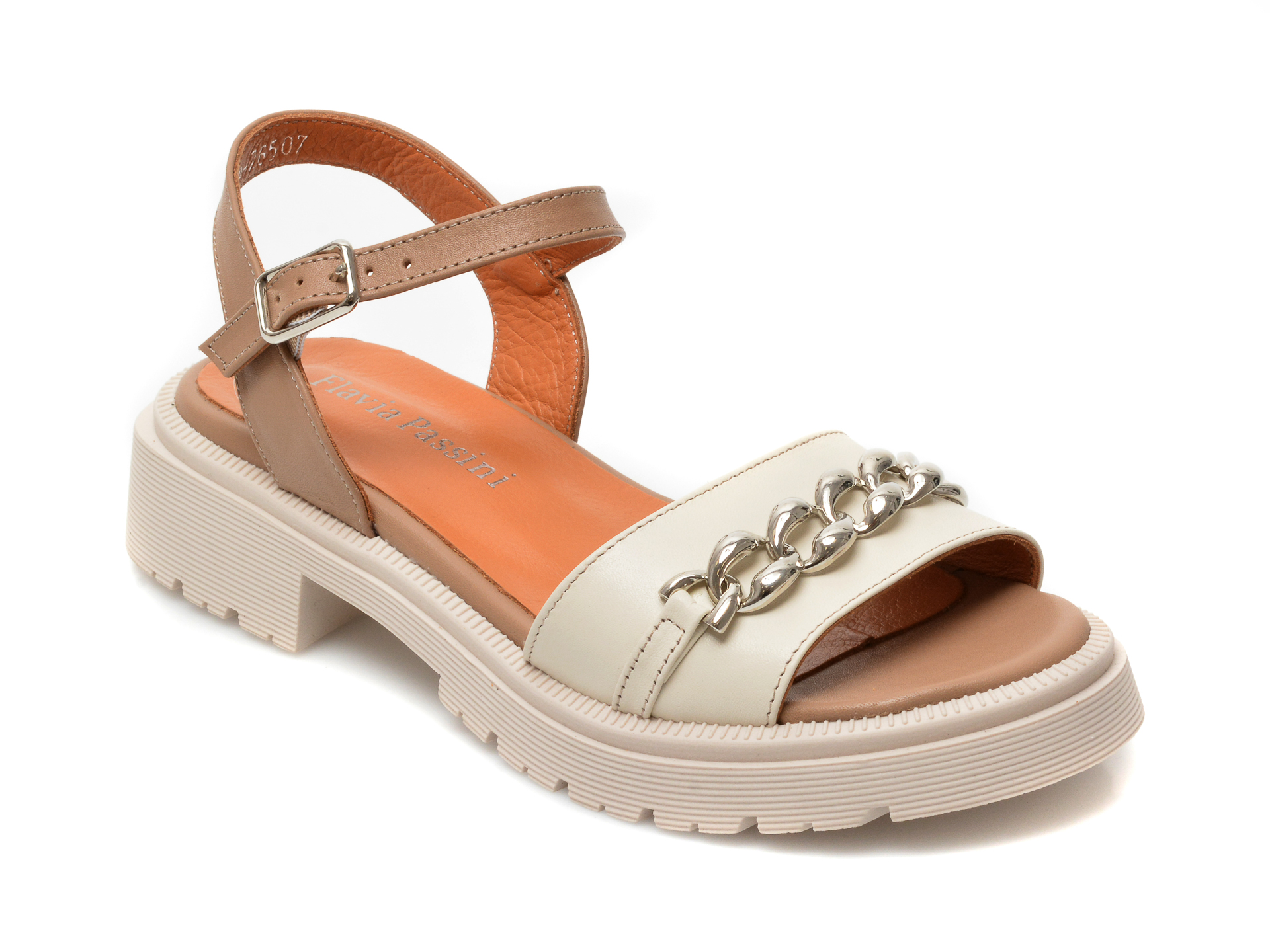Sandale FLAVIA PASSINI bej, 3292657, din piele naturala 1 Sandale FLAVIA PASSINI bej