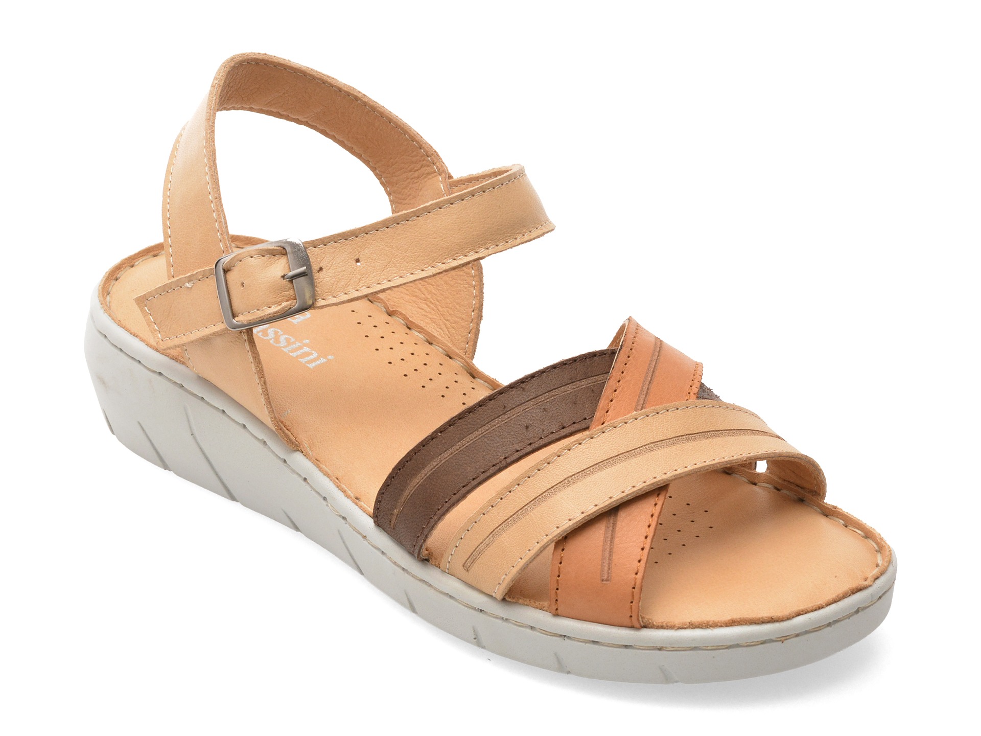 Sandale FLAVIA PASSINI bej, 4265, din piele naturala 1 Sandale FLAVIA PASSINI bej