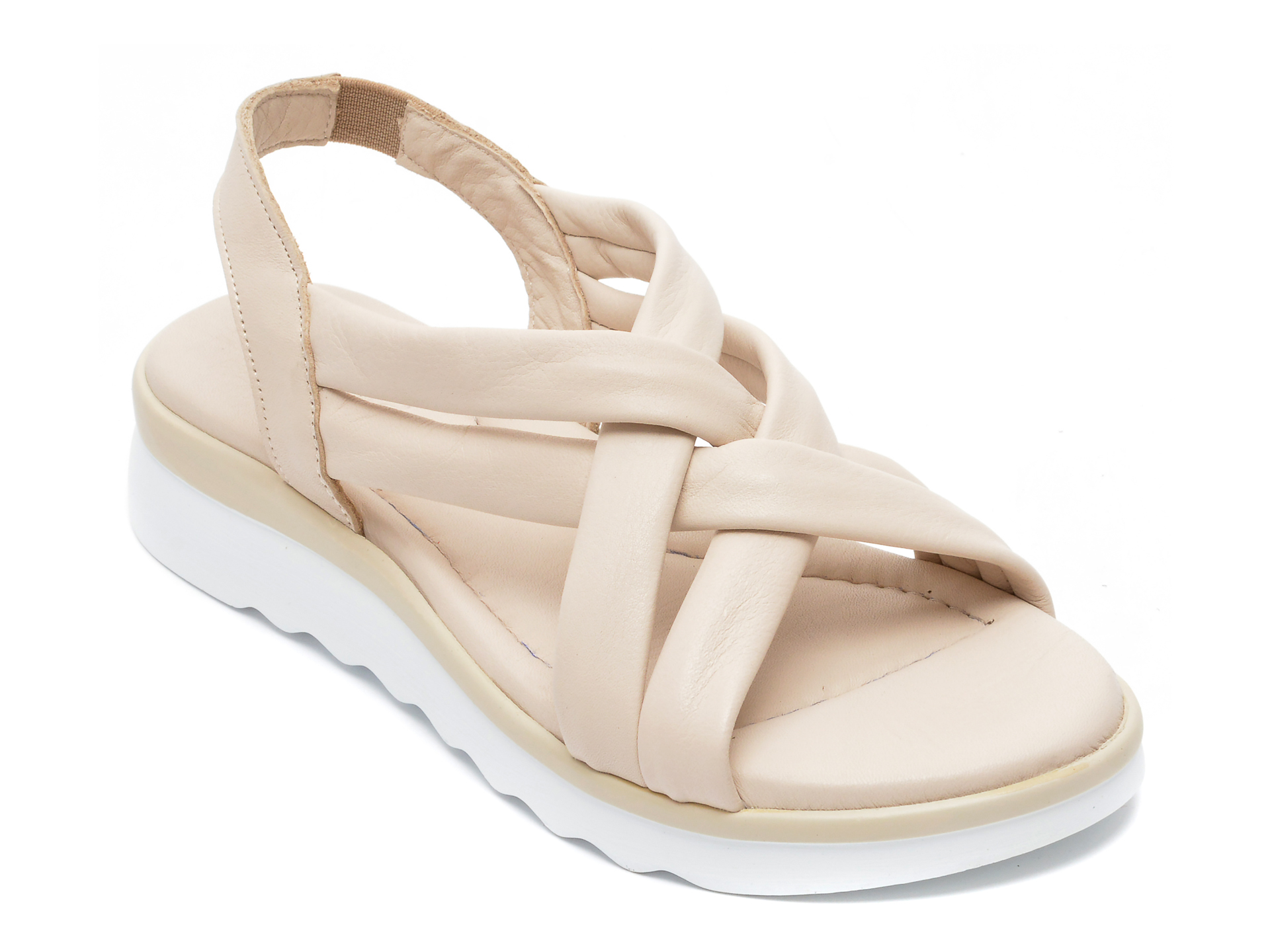 Sandale FLAVIA PASSINI bej, 4512, din piele naturala 1 Sandale FLAVIA PASSINI bej