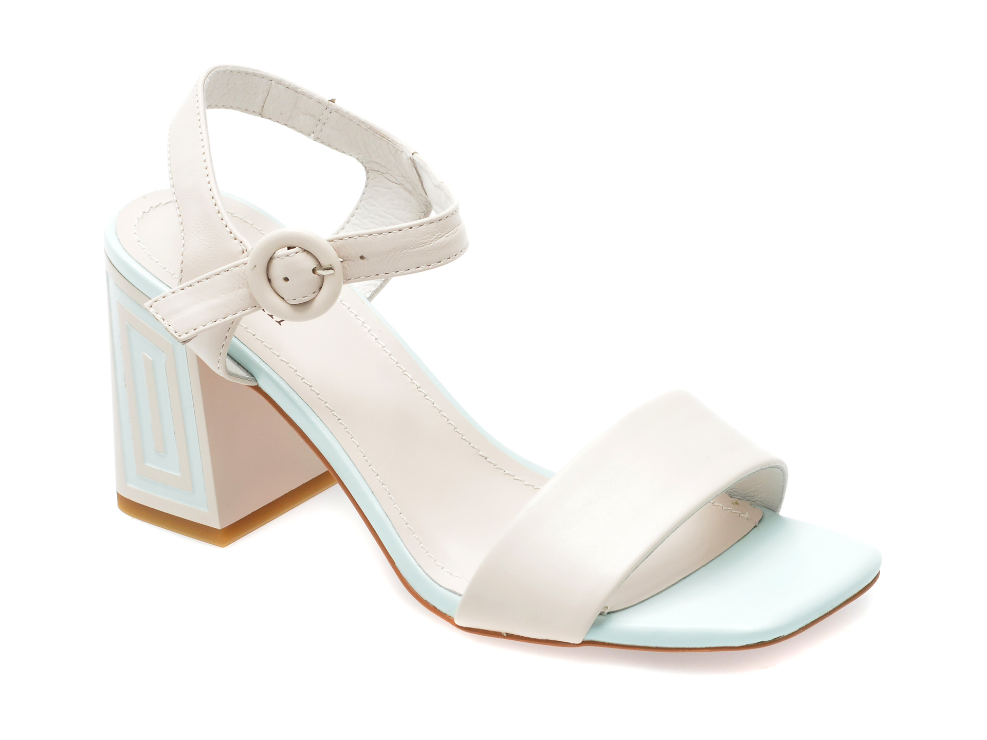 Sandale FLAVIA PASSINI bej, 49501L, din piele naturala 1 Sandale FLAVIA PASSINI bej