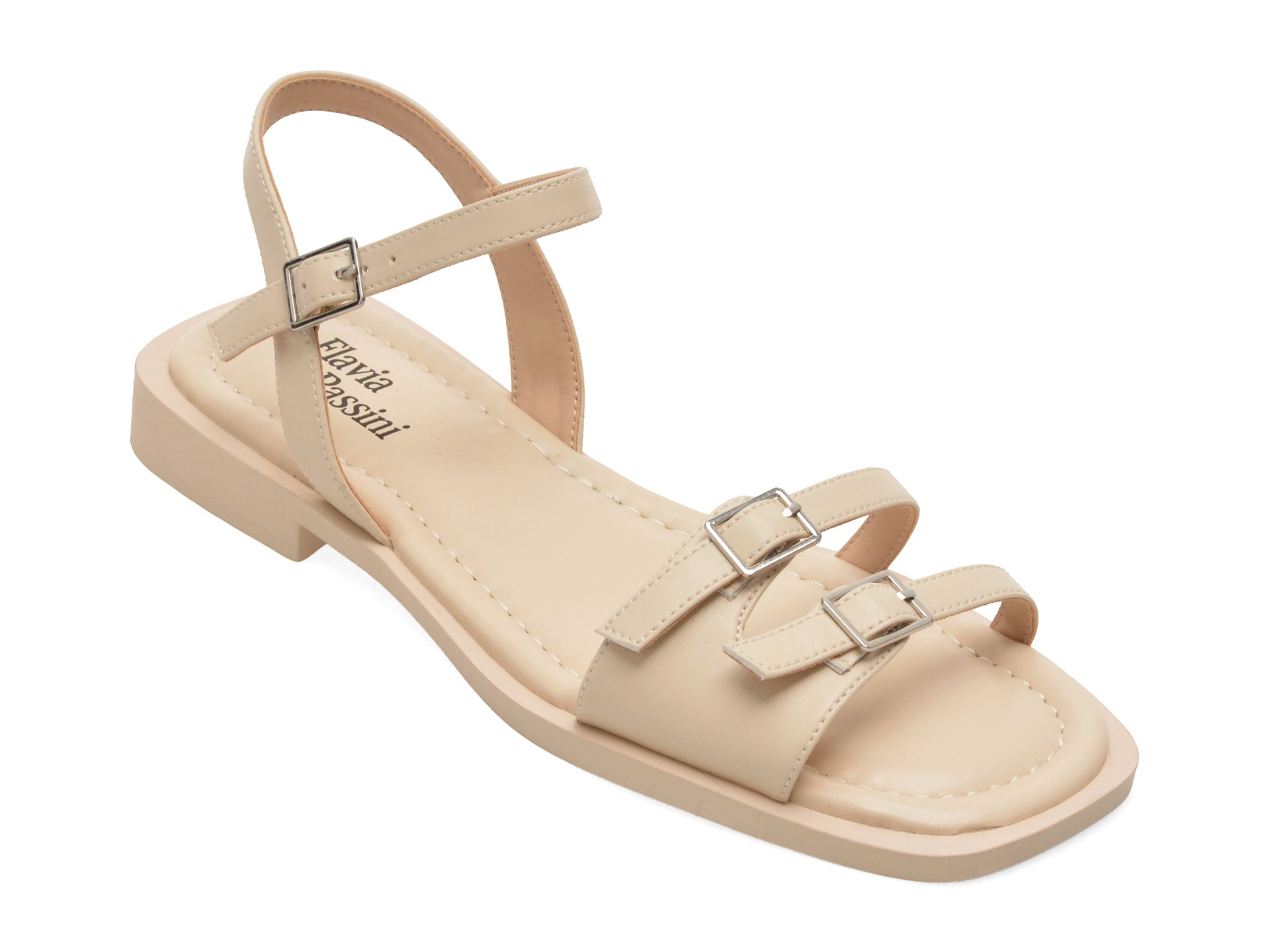 Sandale FLAVIA PASSINI bej, 5586, din piele naturala 1 Sandale FLAVIA PASSINI bej