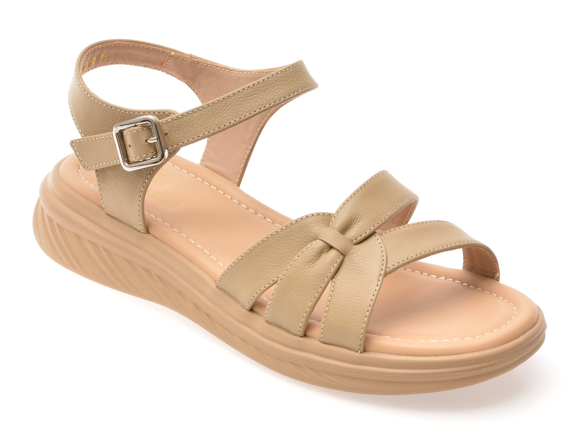 Sandale FLAVIA PASSINI bej, 57115, din piele naturala 1 Sandale FLAVIA PASSINI bej